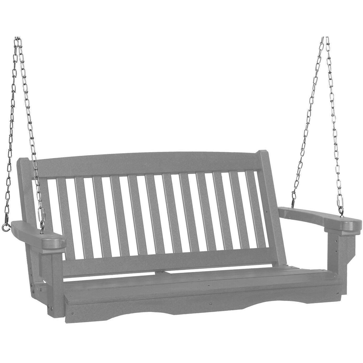 ENGLISH GARDEN MISSION 4'FT PORCH SWING