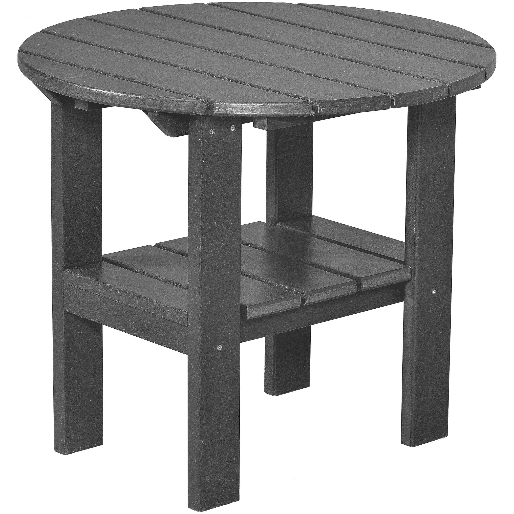 Set of 2 Mission Porch Rockers with Fan Side Table
