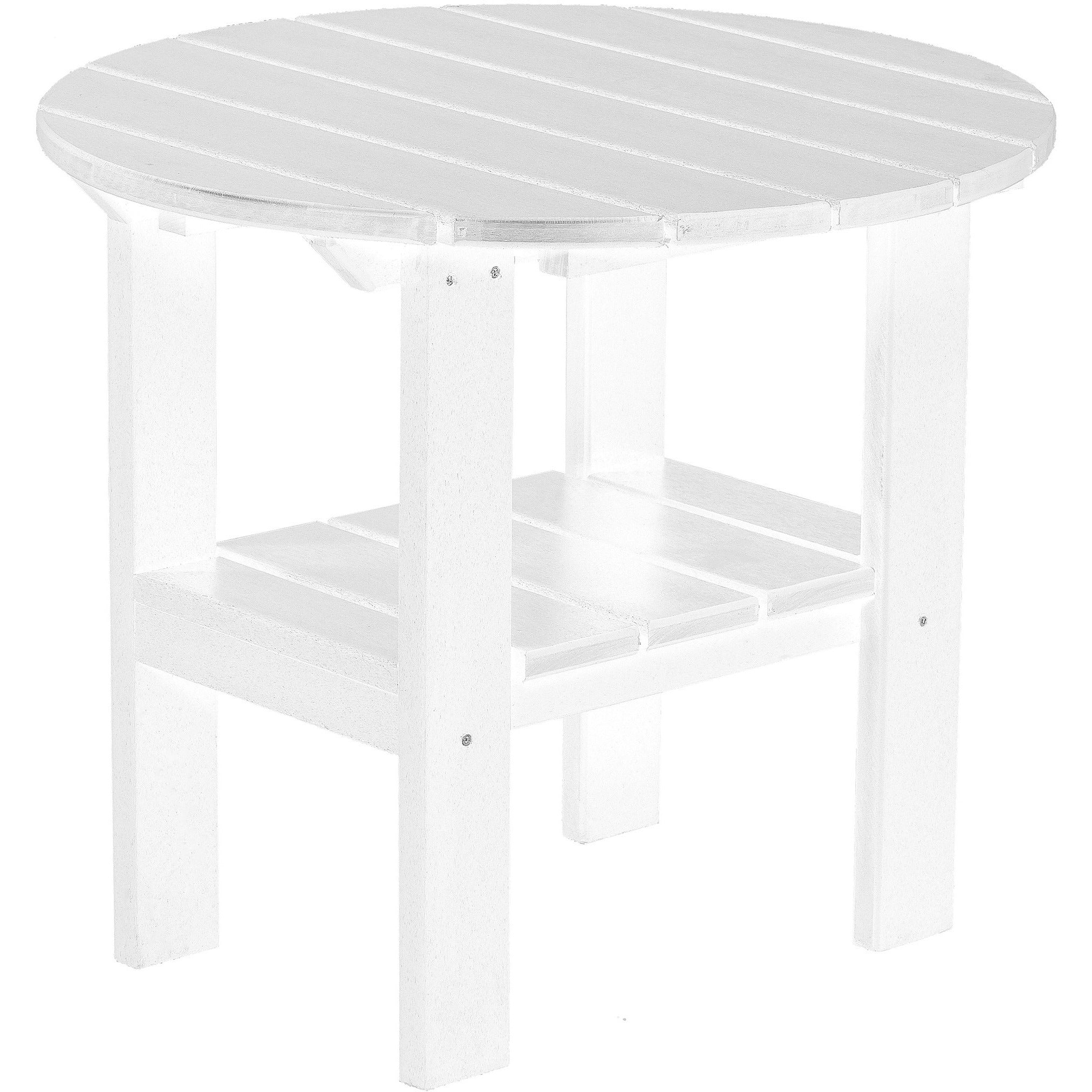 Set of 2 Mission Porch Rockers with Fan Side Table