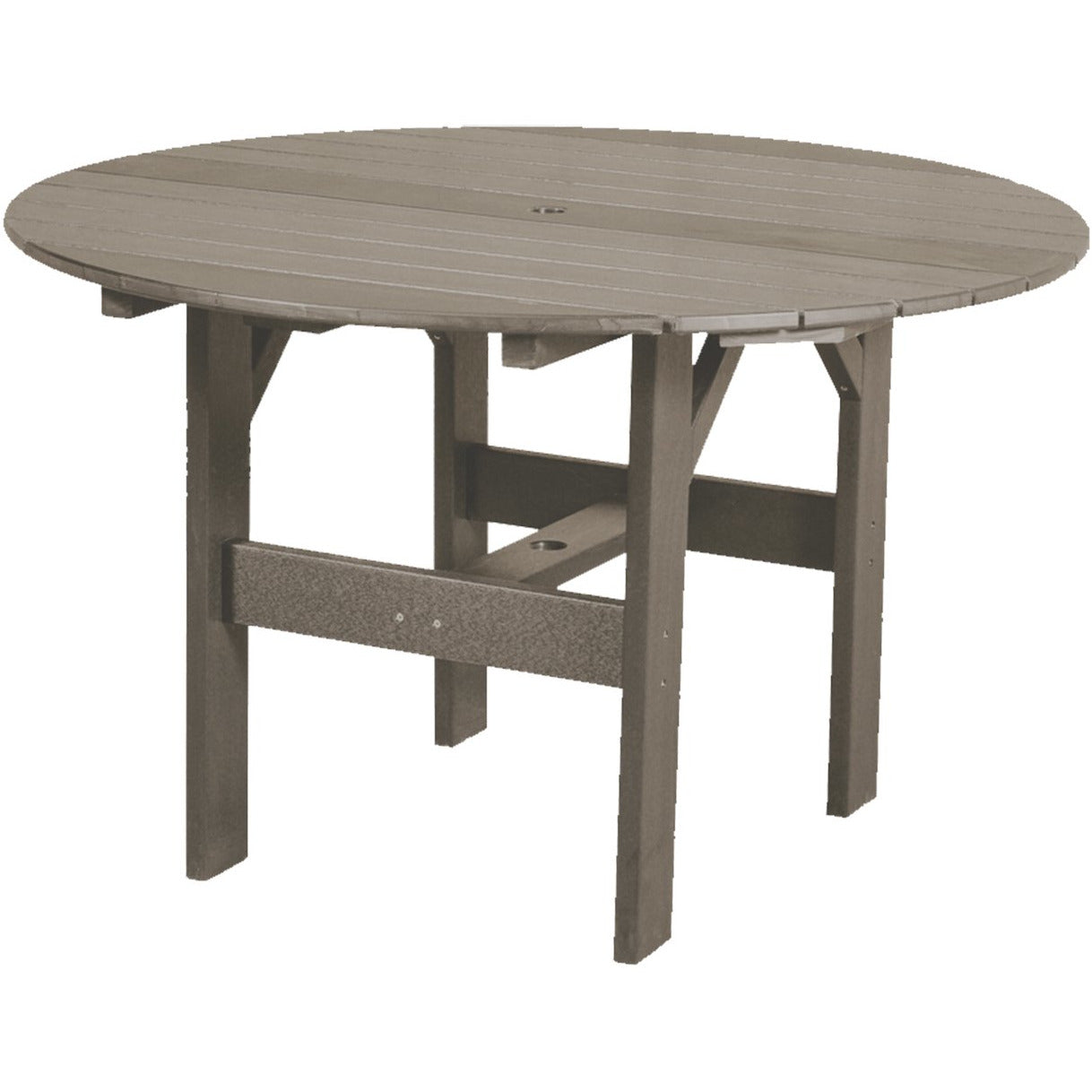 5-Piece Plantation Dining Table Set With Four Swivels
