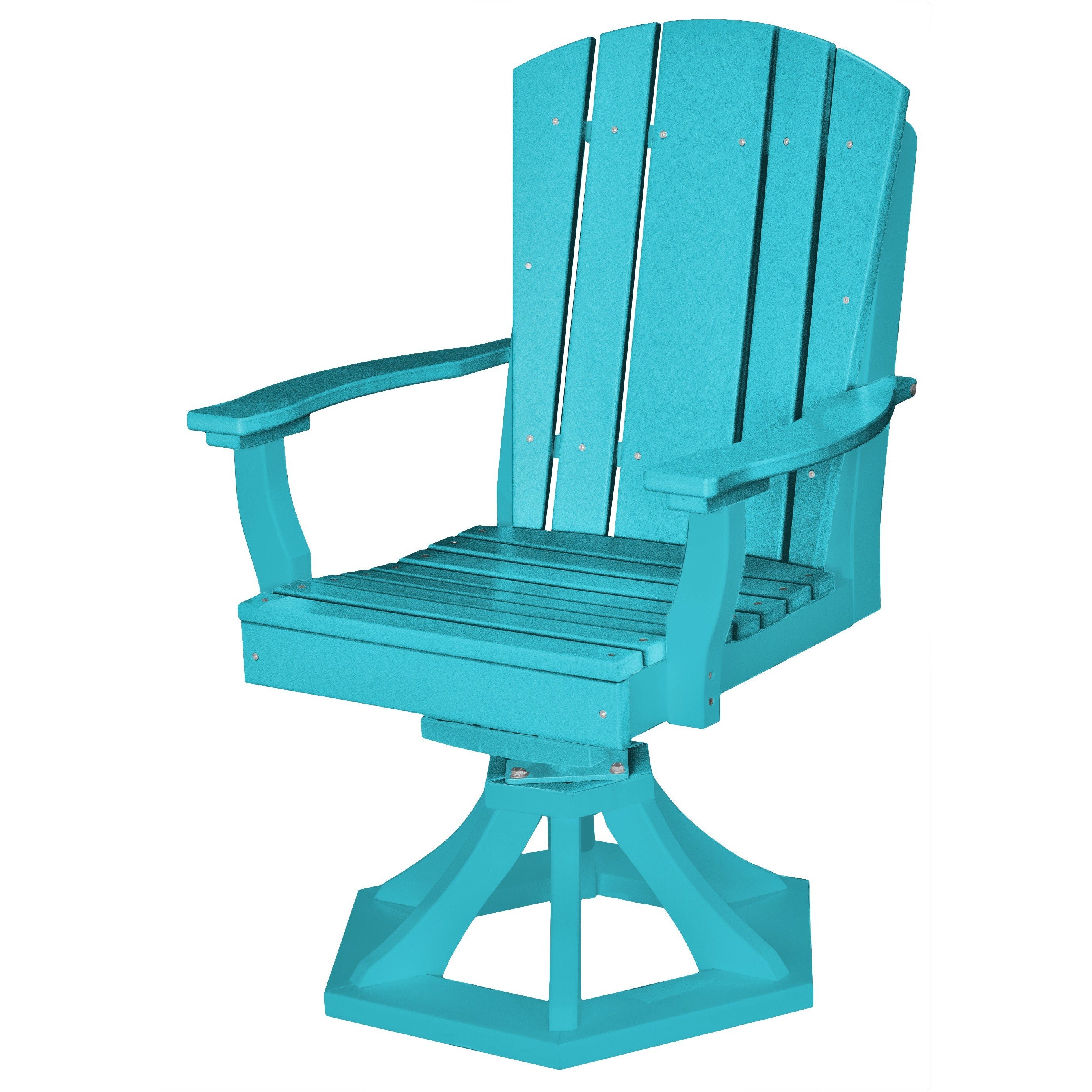 7-Piece Plantation Dining Table Set With All Swivels