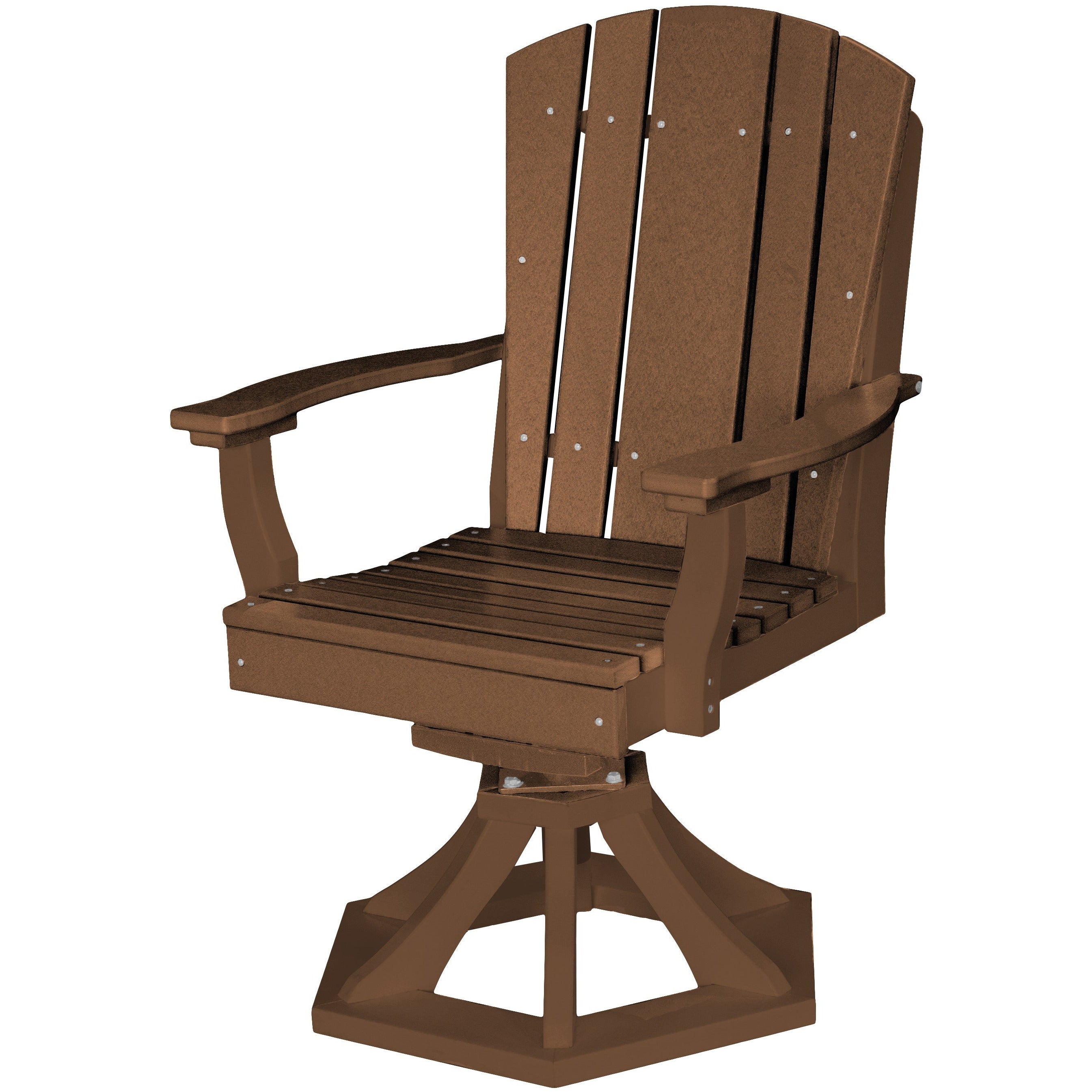 7-Piece Plantation Dining Table Set With All Swivels