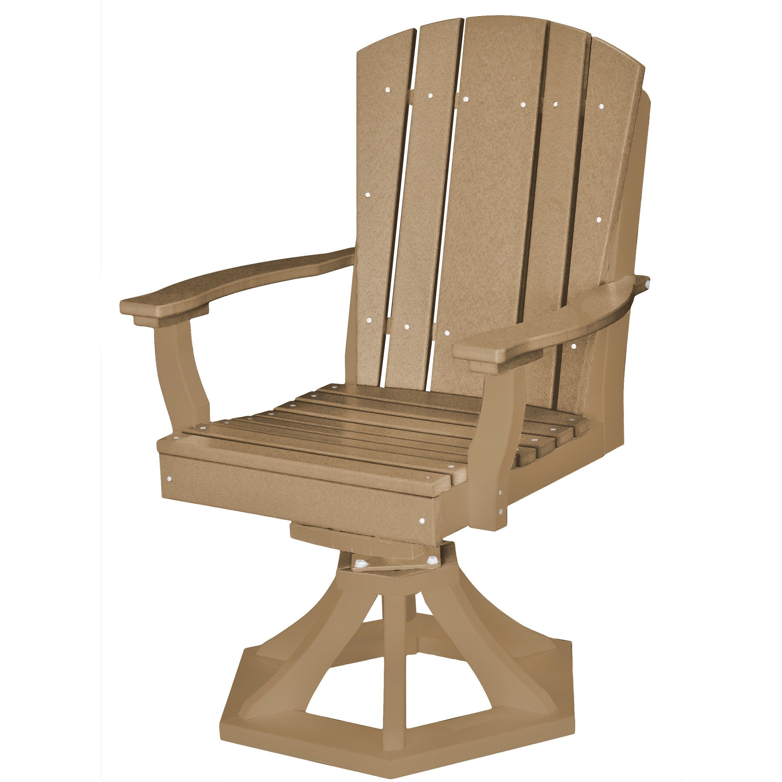 7-Piece Plantation Dining Table Set With All Swivels