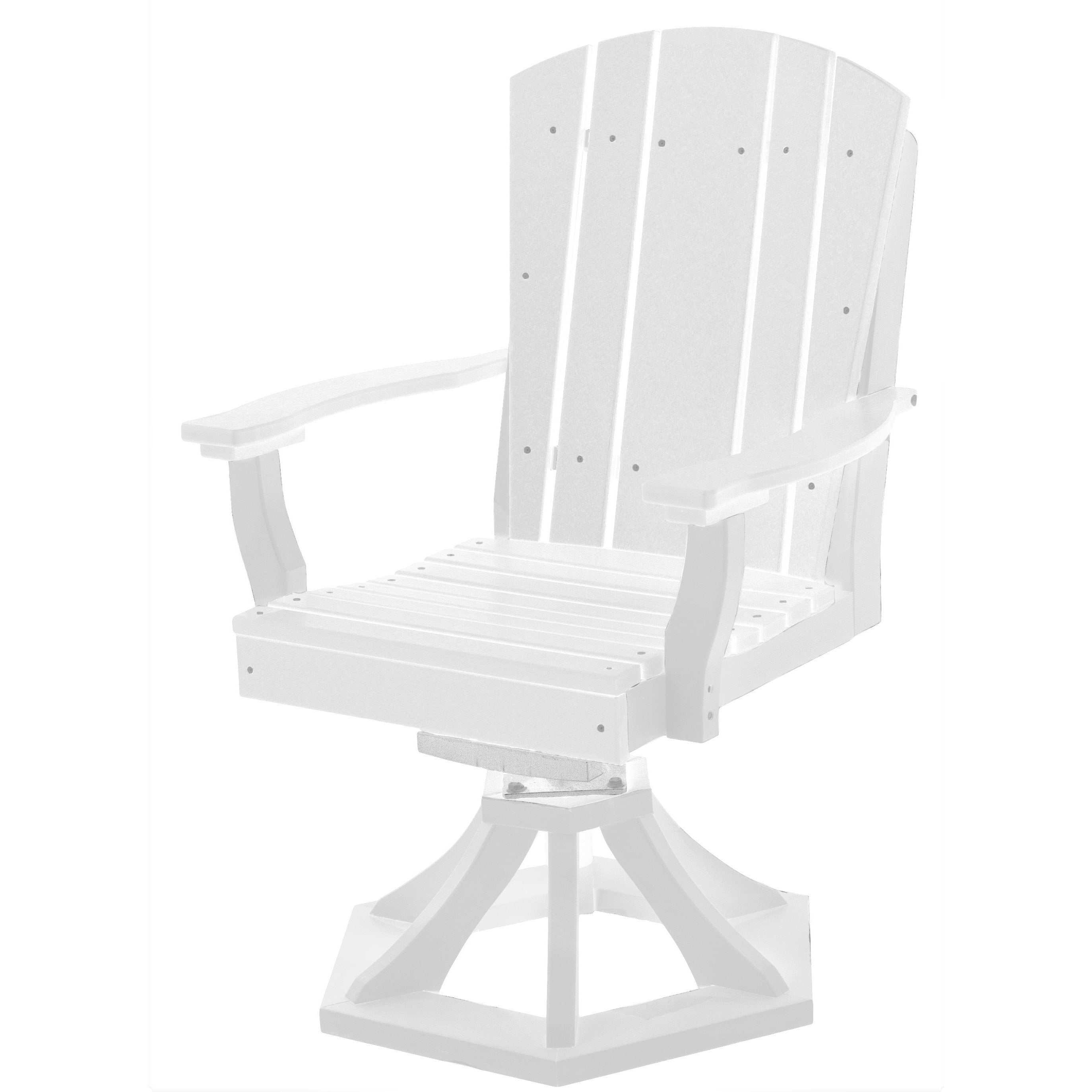 7-Piece Plantation Dining Table Set With All Swivels