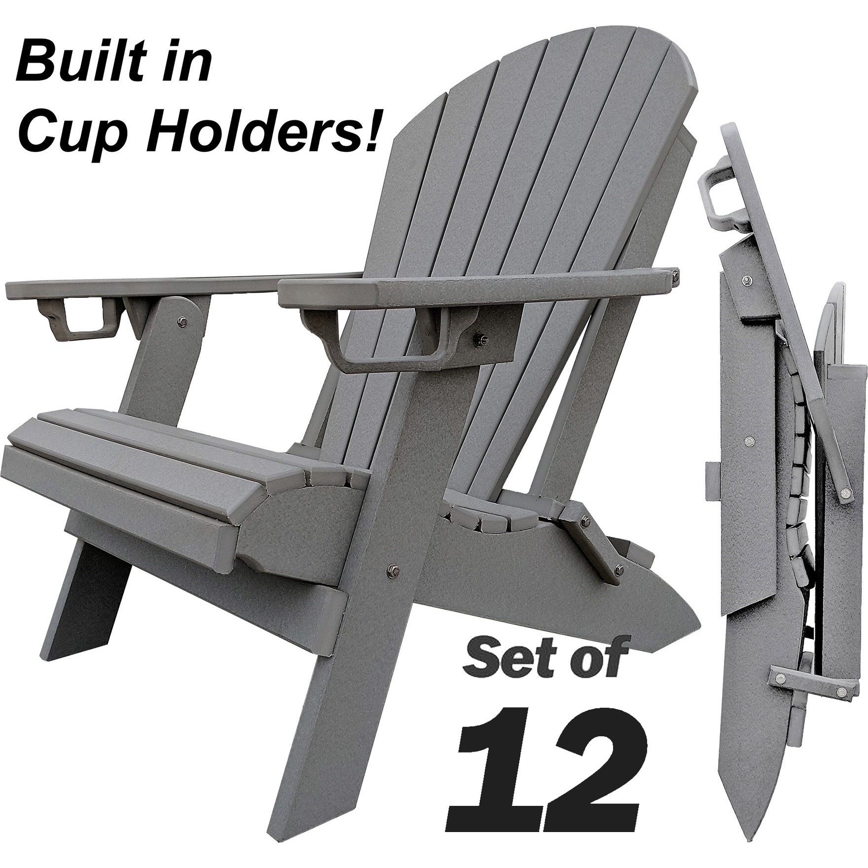 polywood folding adirondack chair