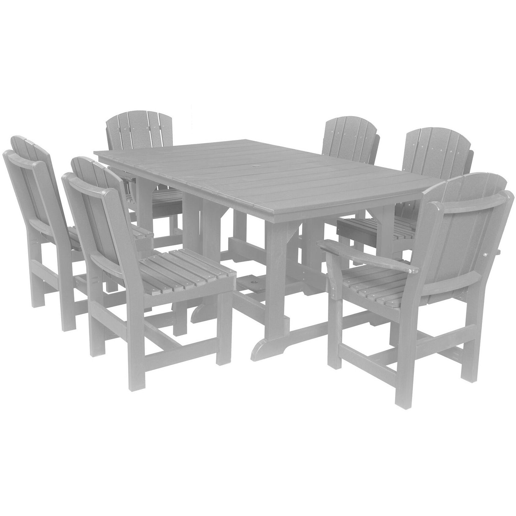 7-Piece Plantation Dining Table Set