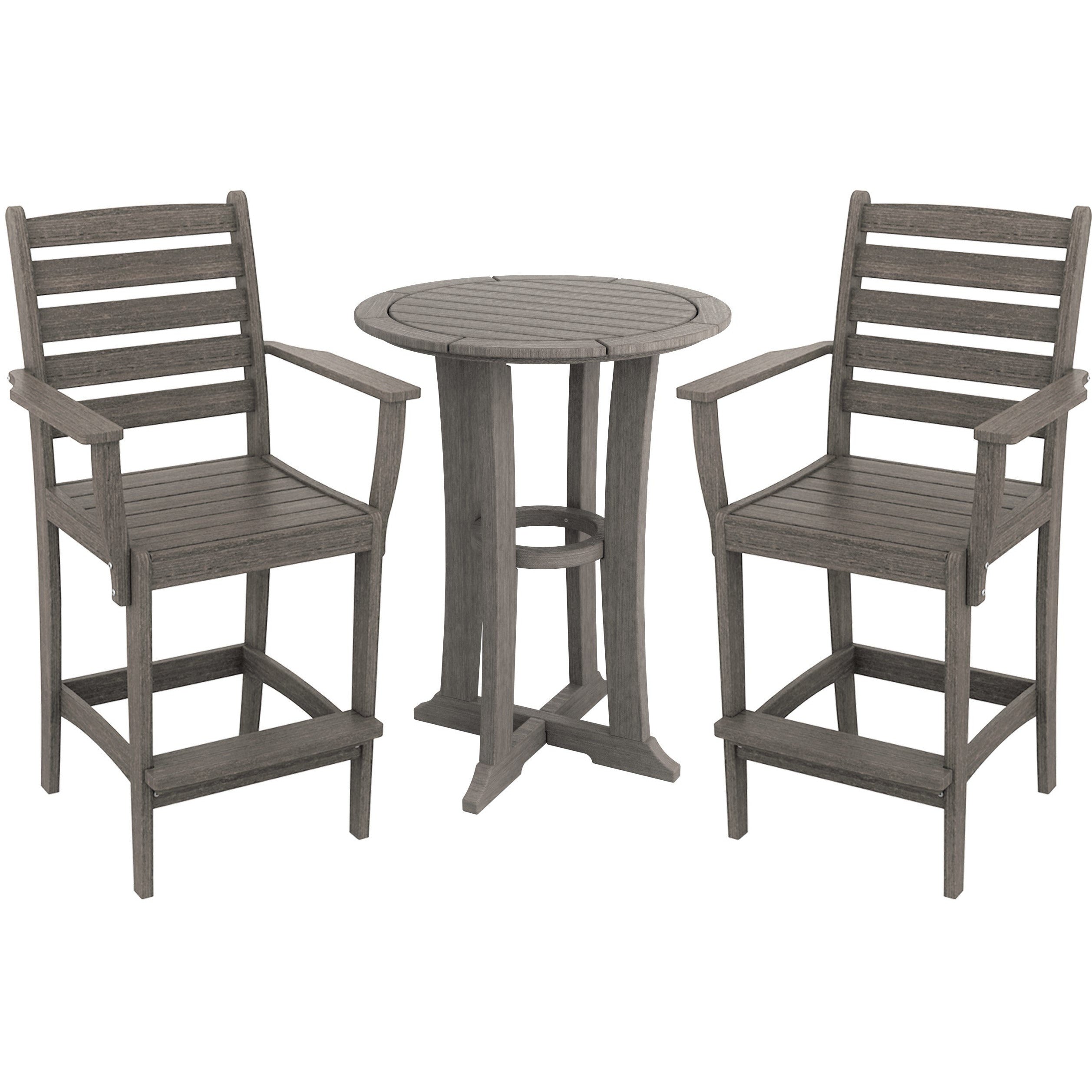 DURAWEATHER POLY® 3-Piece Meadowbrook Bar Height Bistro Set