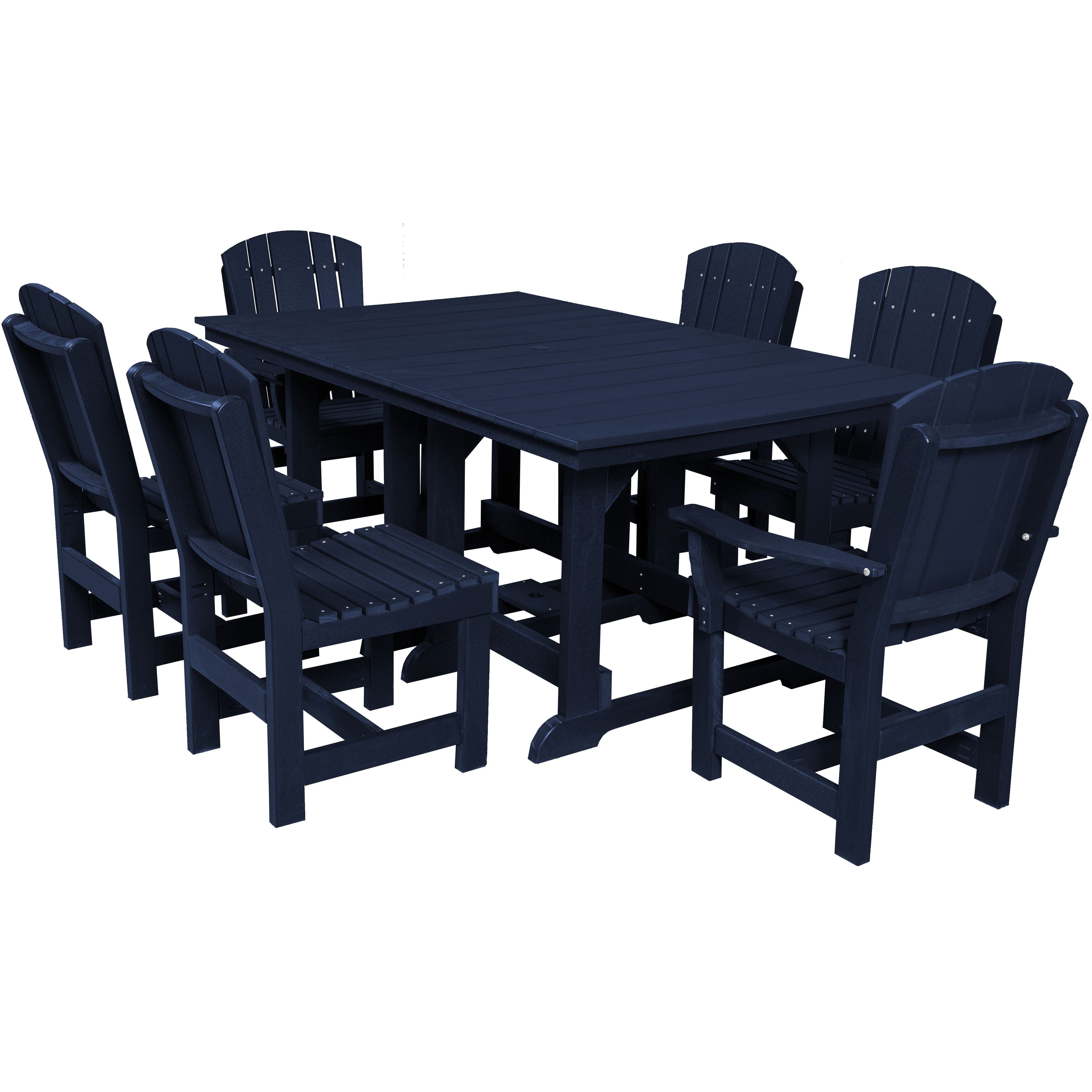 7-Piece Plantation Dining Table Set
