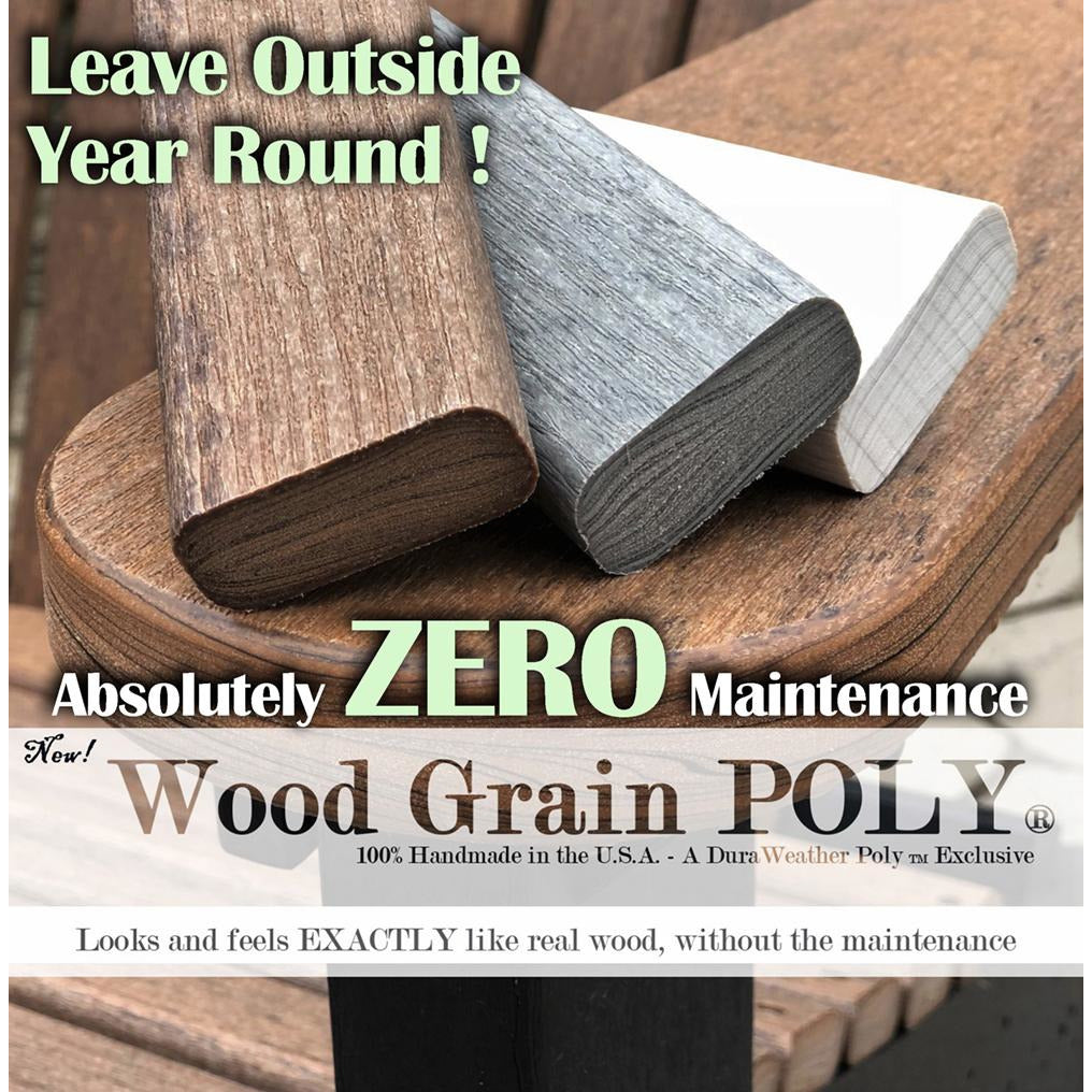 wood grain frame sample uv protected poly wood