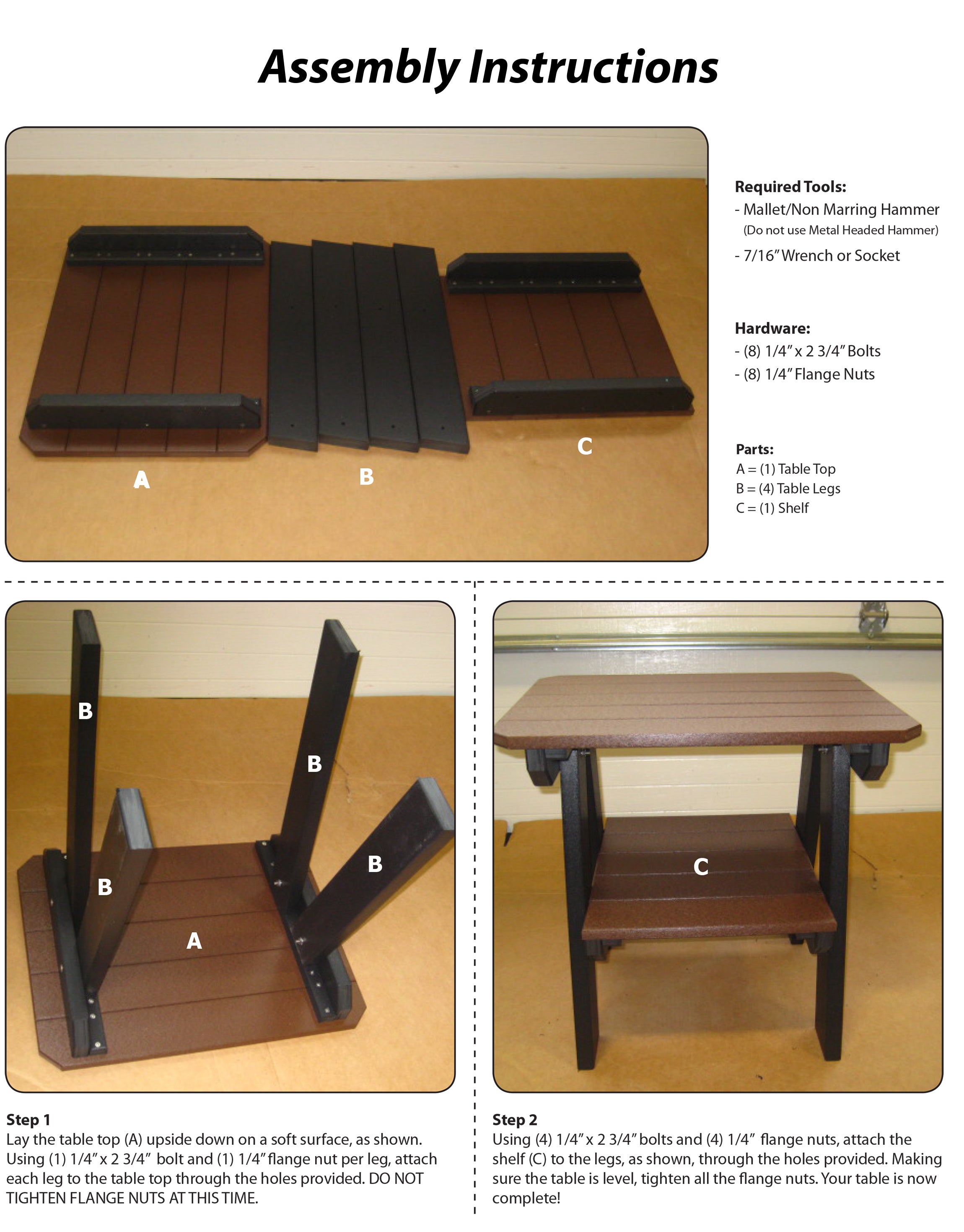 Set of 2 Adirondack Single Gliders With Two Tier End Table