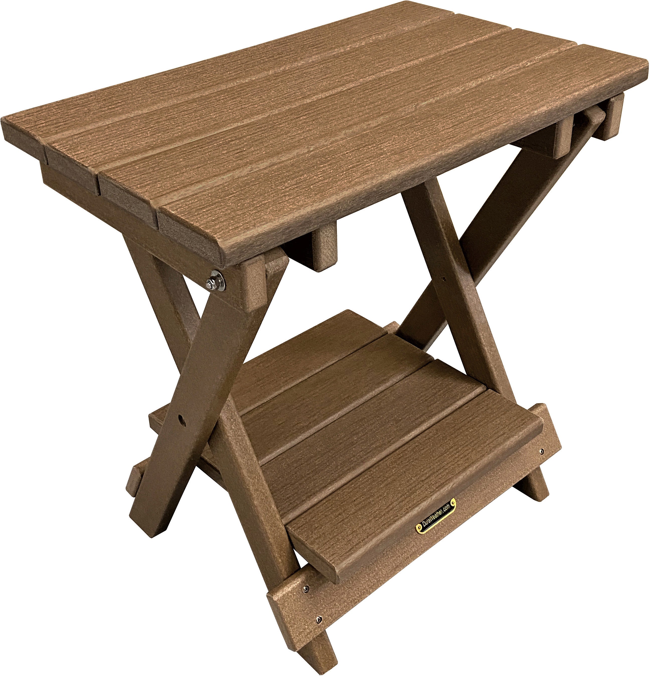 Folding Side Table w/ Removable Serving Tray