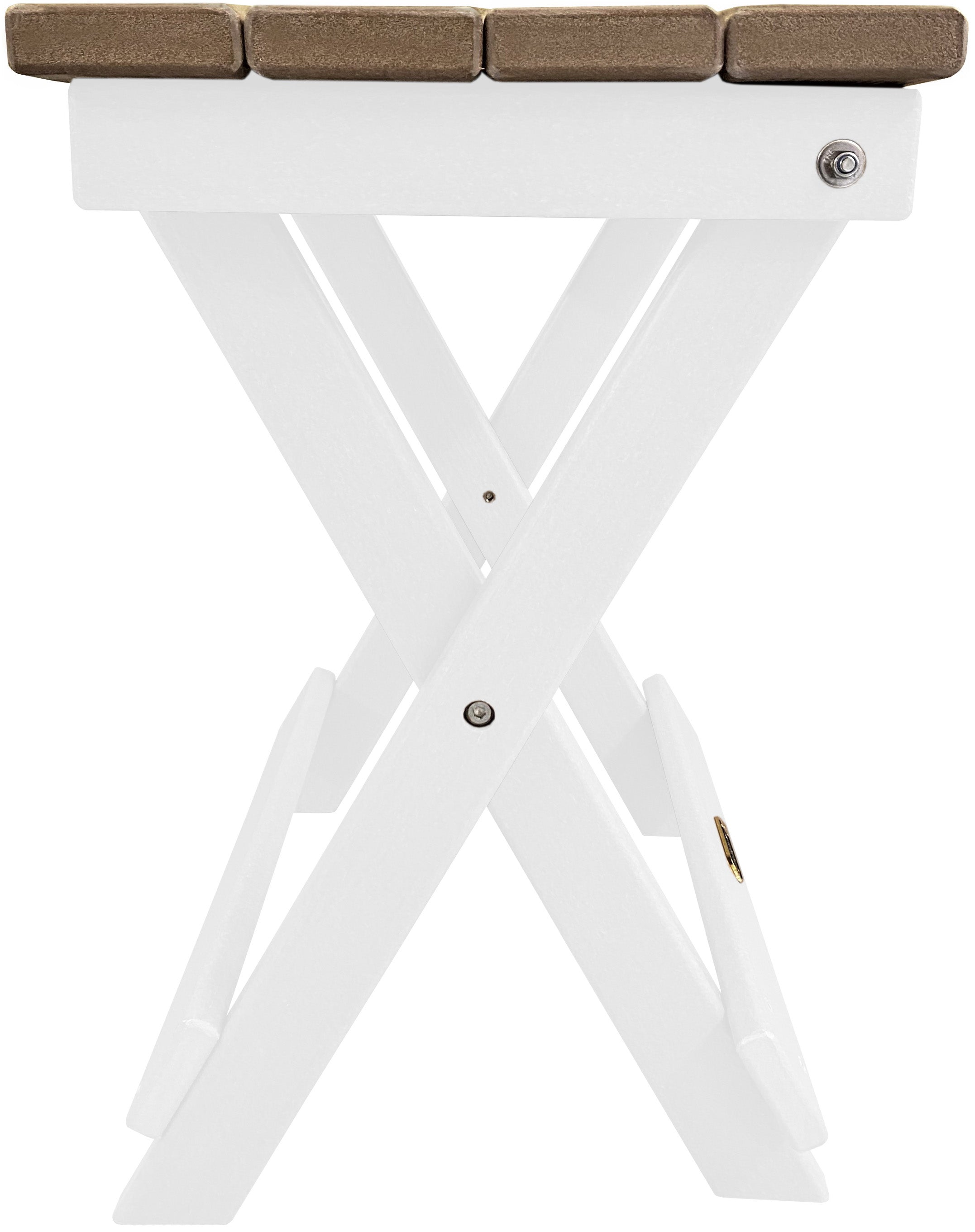 Folding Side Table w/ Removable Serving Tray