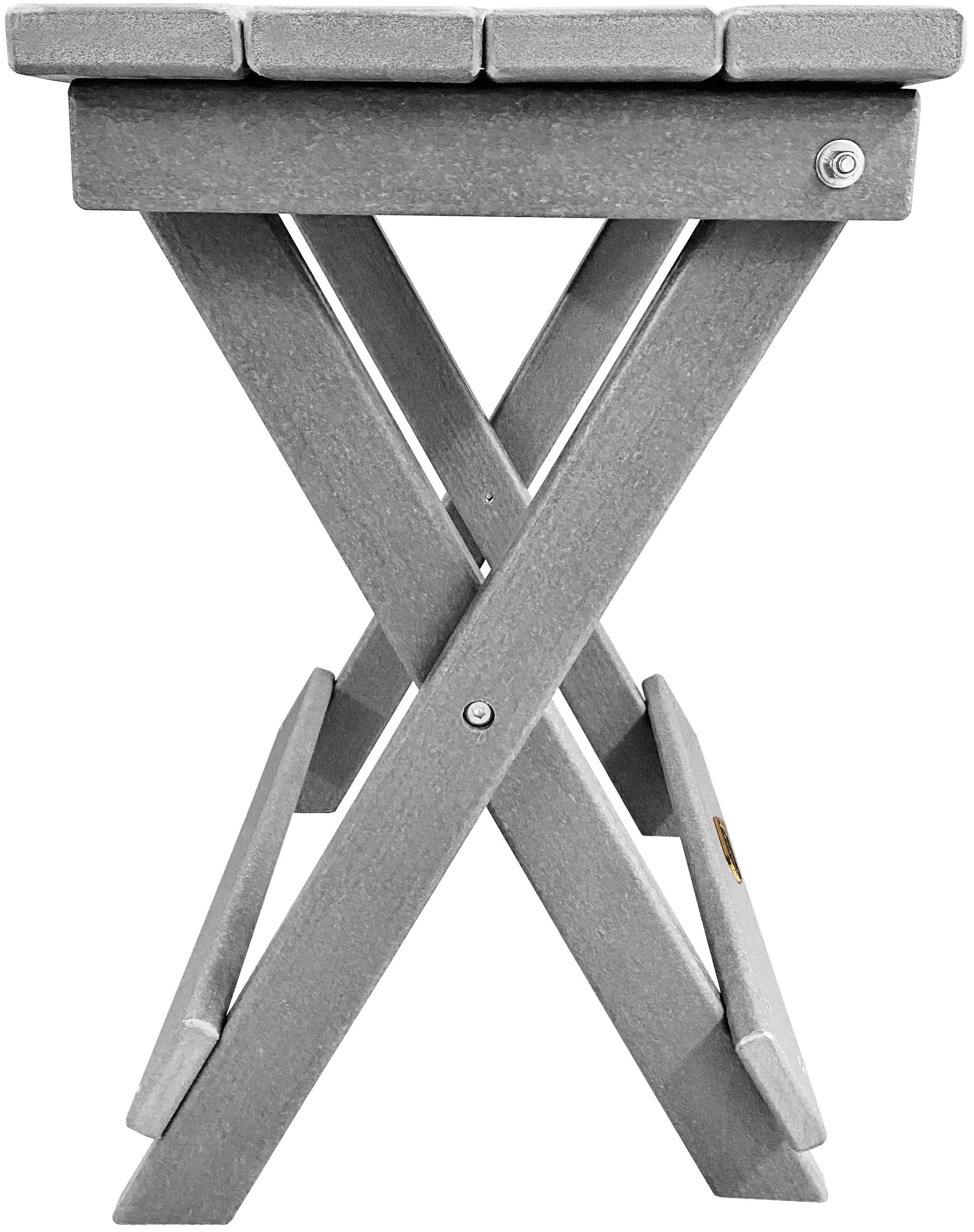 Folding Side Table w/ Removable Serving Tray