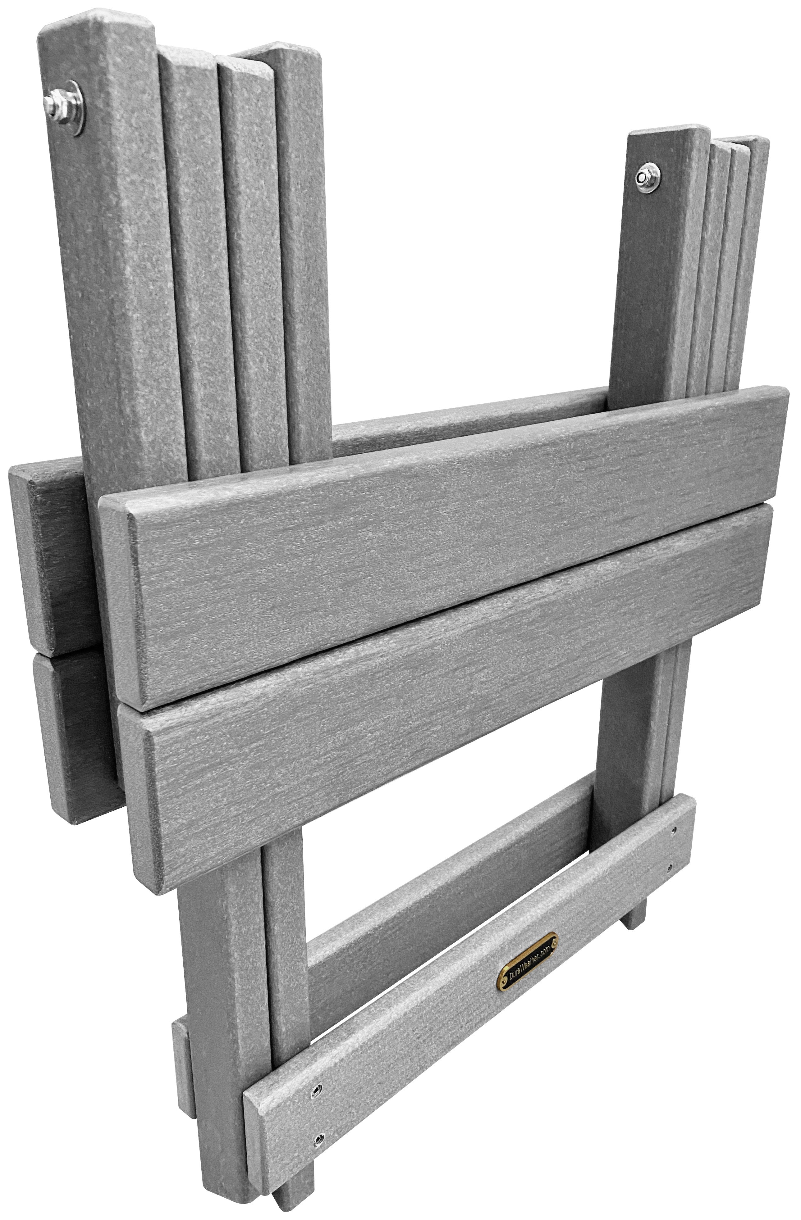 Folding Side Table w/ Removable Serving Tray