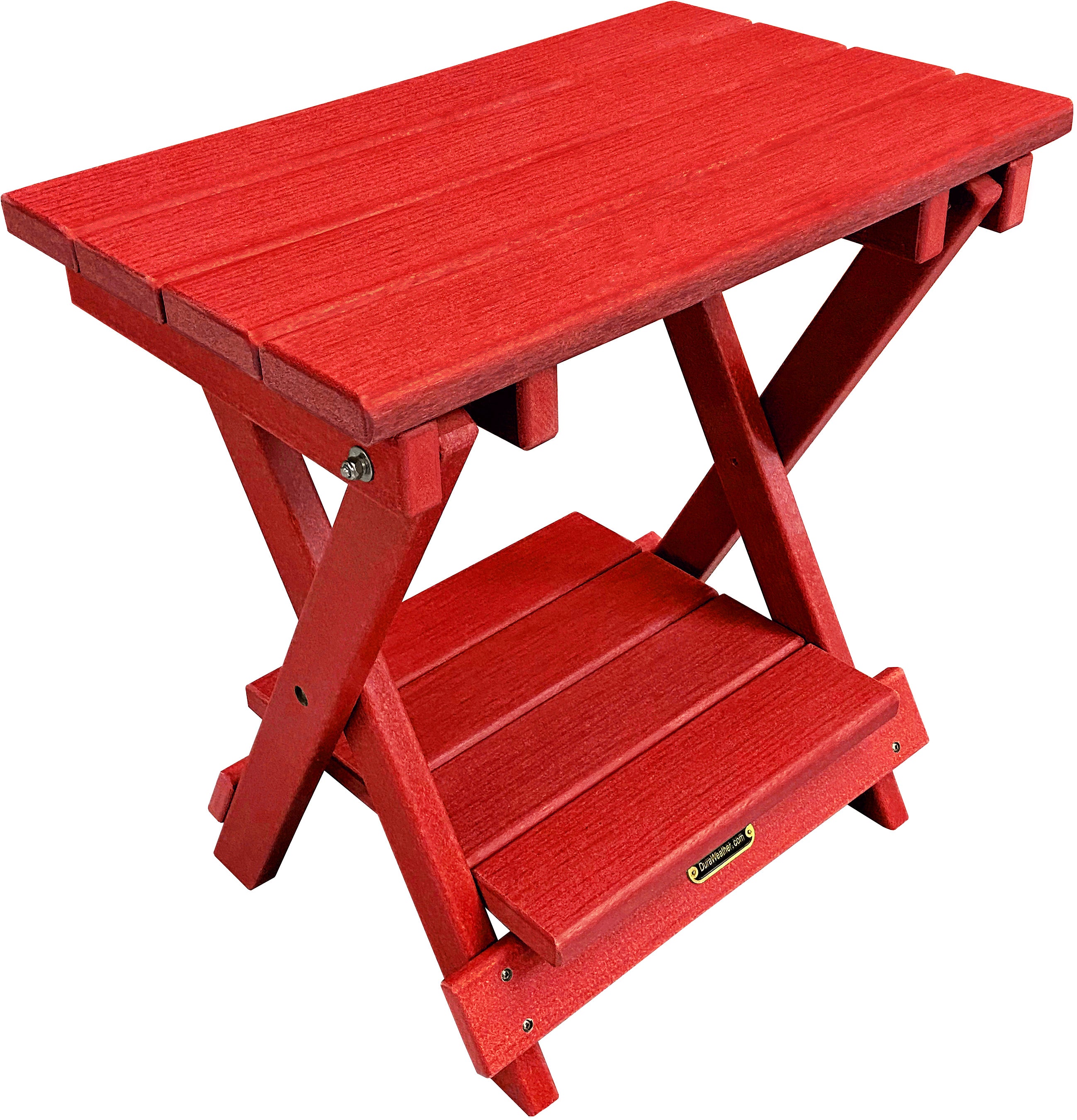 Folding Side Table w/ Removable Serving Tray