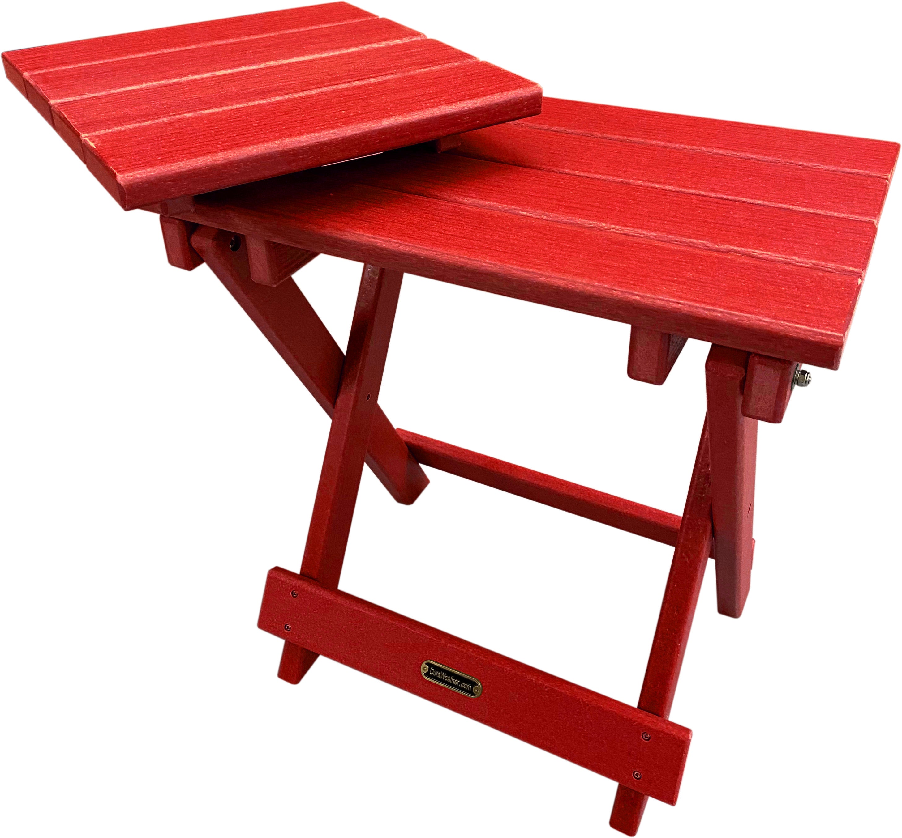 Folding Side Table w/ Removable Serving Tray