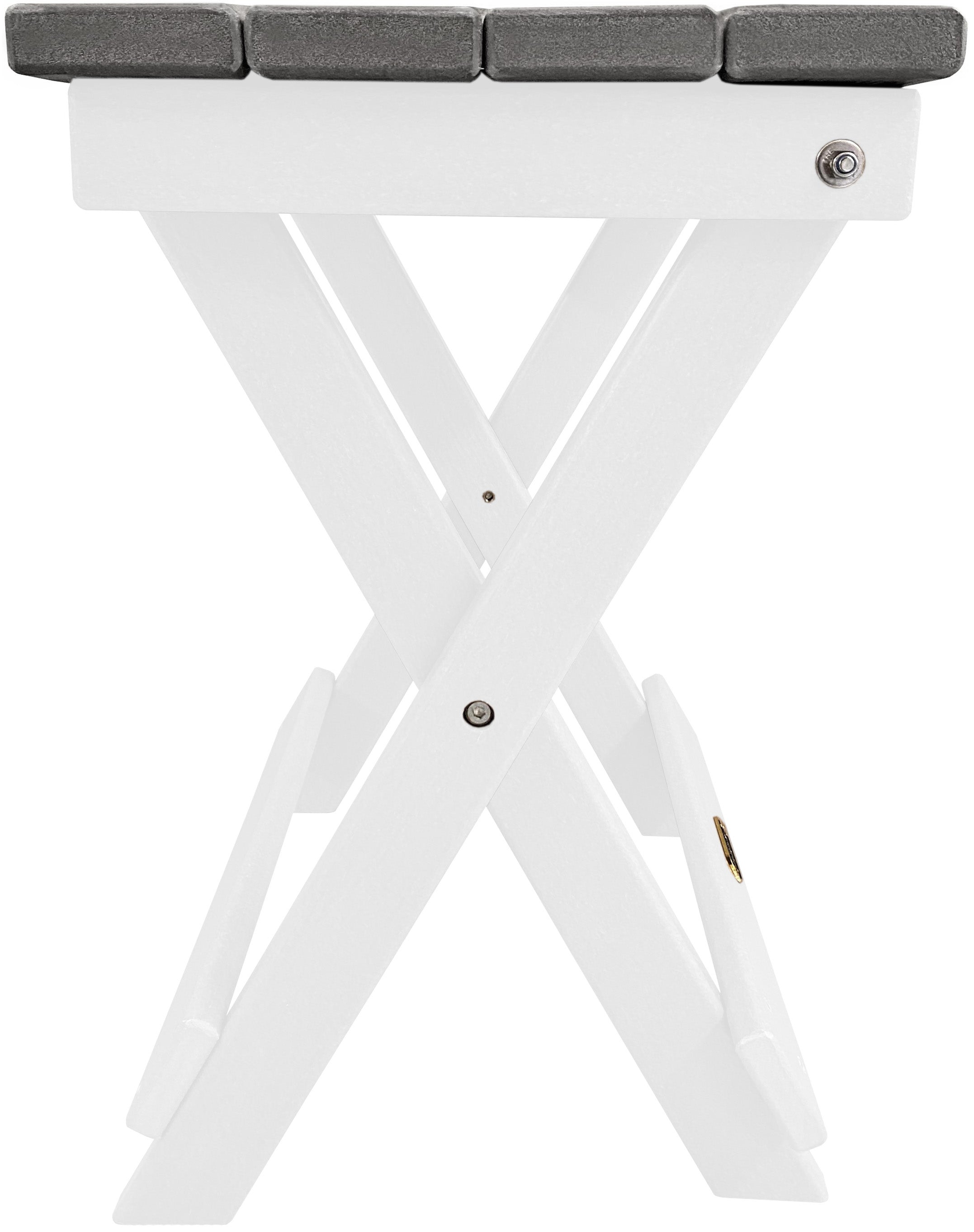 Folding Side Table w/ Removable Serving Tray