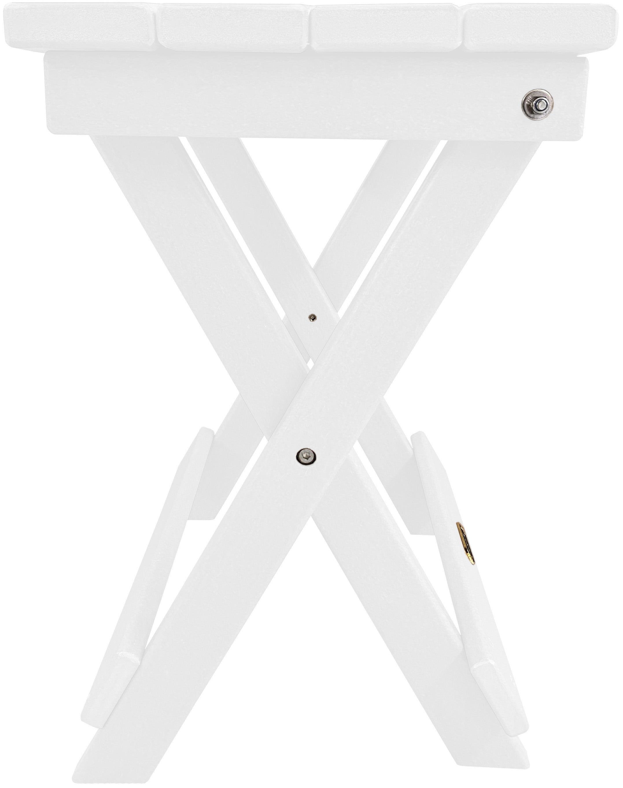 Folding Side Table w/ Removable Serving Tray