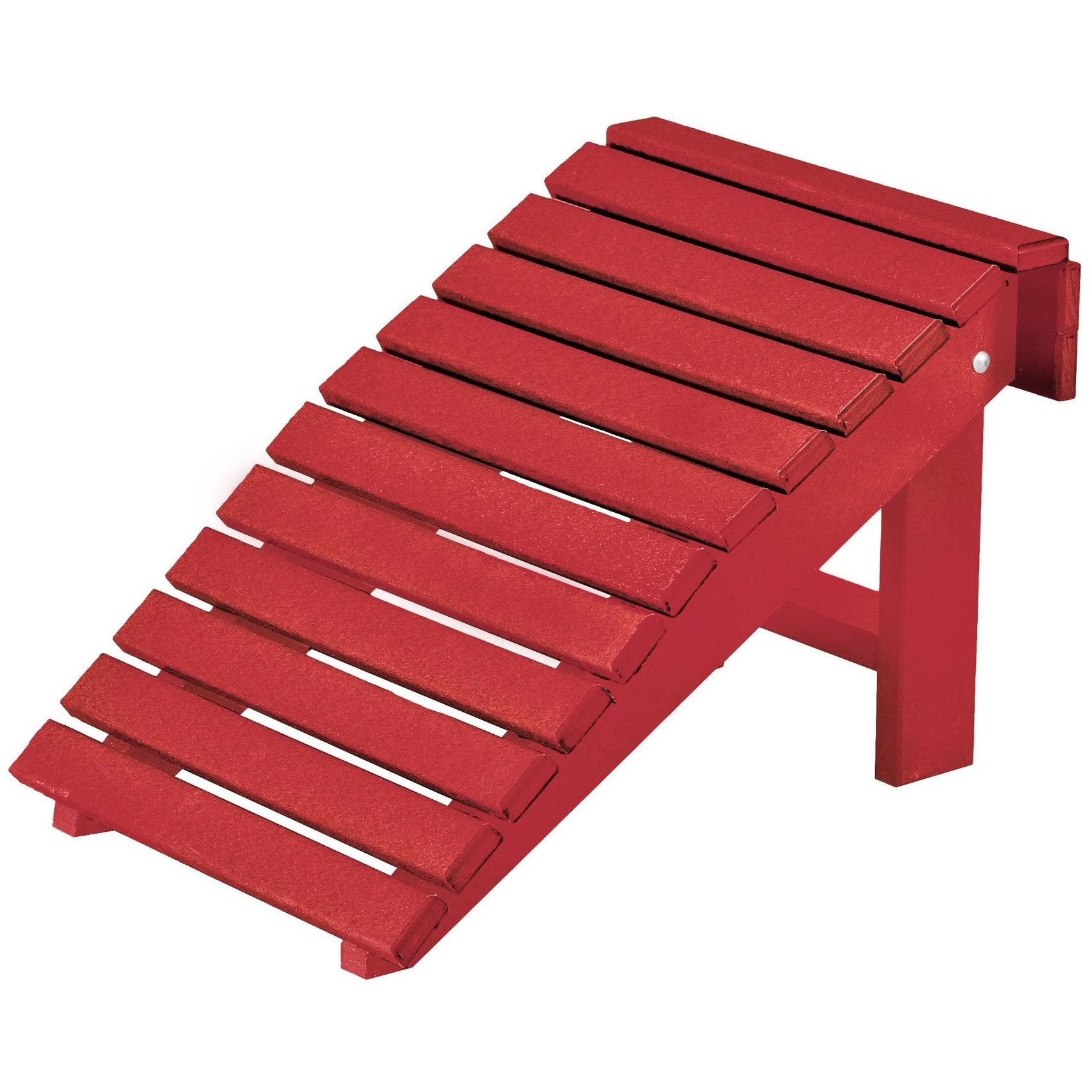 Set of 4 Folding Adirondack Chairs King Size - 4 Folding Ottomans and 2 Folding Side Tables
