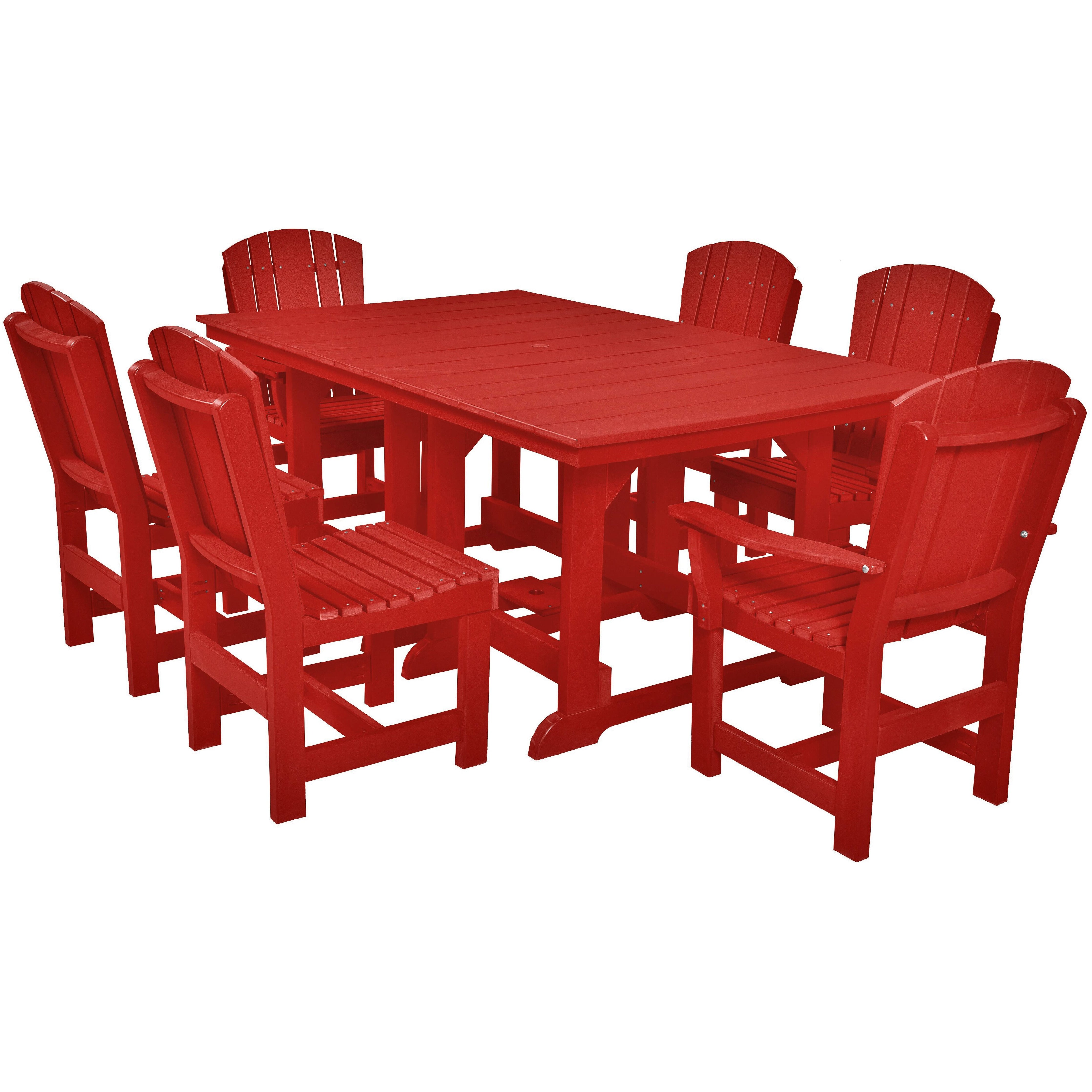 7-Piece Plantation Dining Table Set