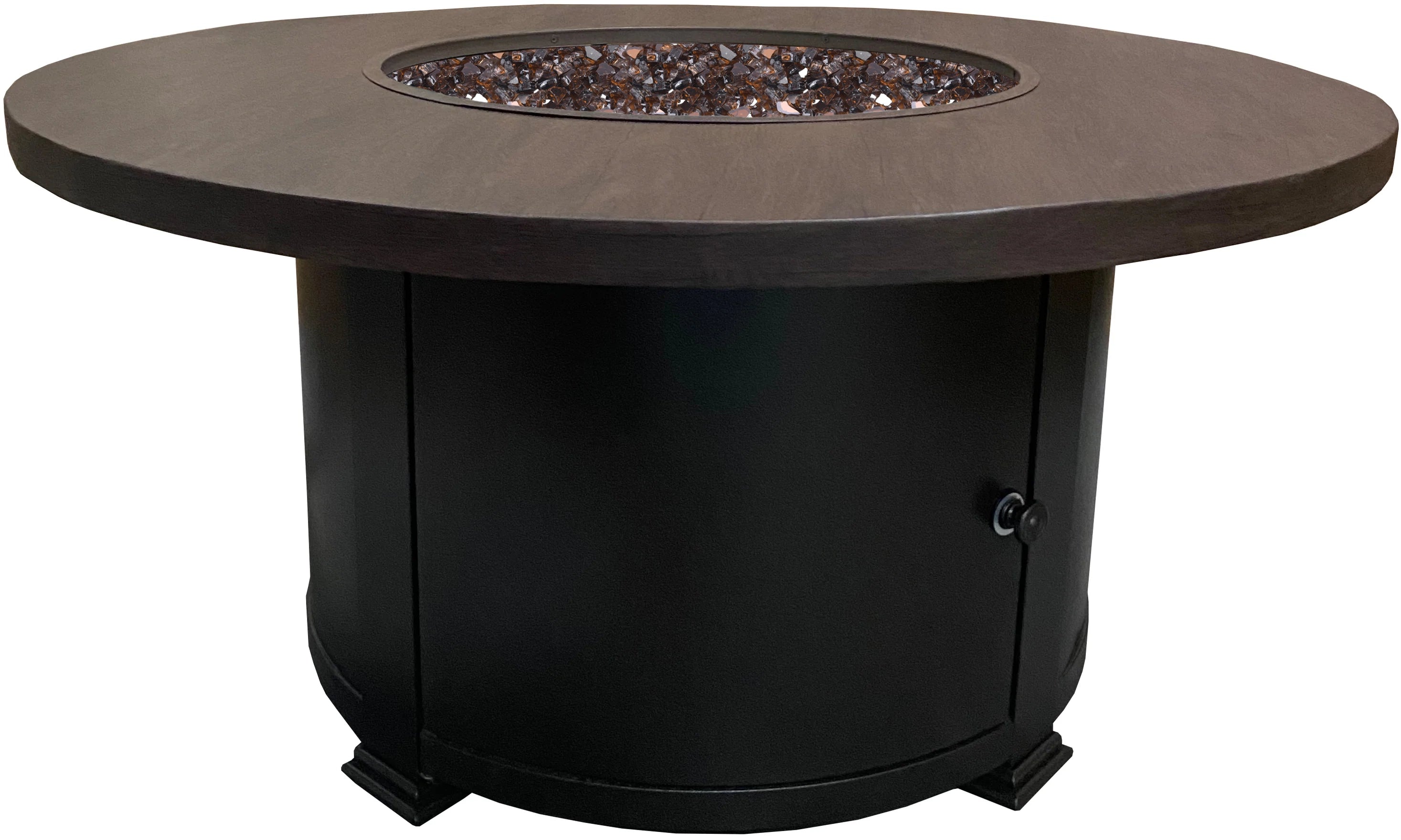 QUICK SHIP - DuraWeather Poly® 48"rd Classic Outdoor Fire Pit