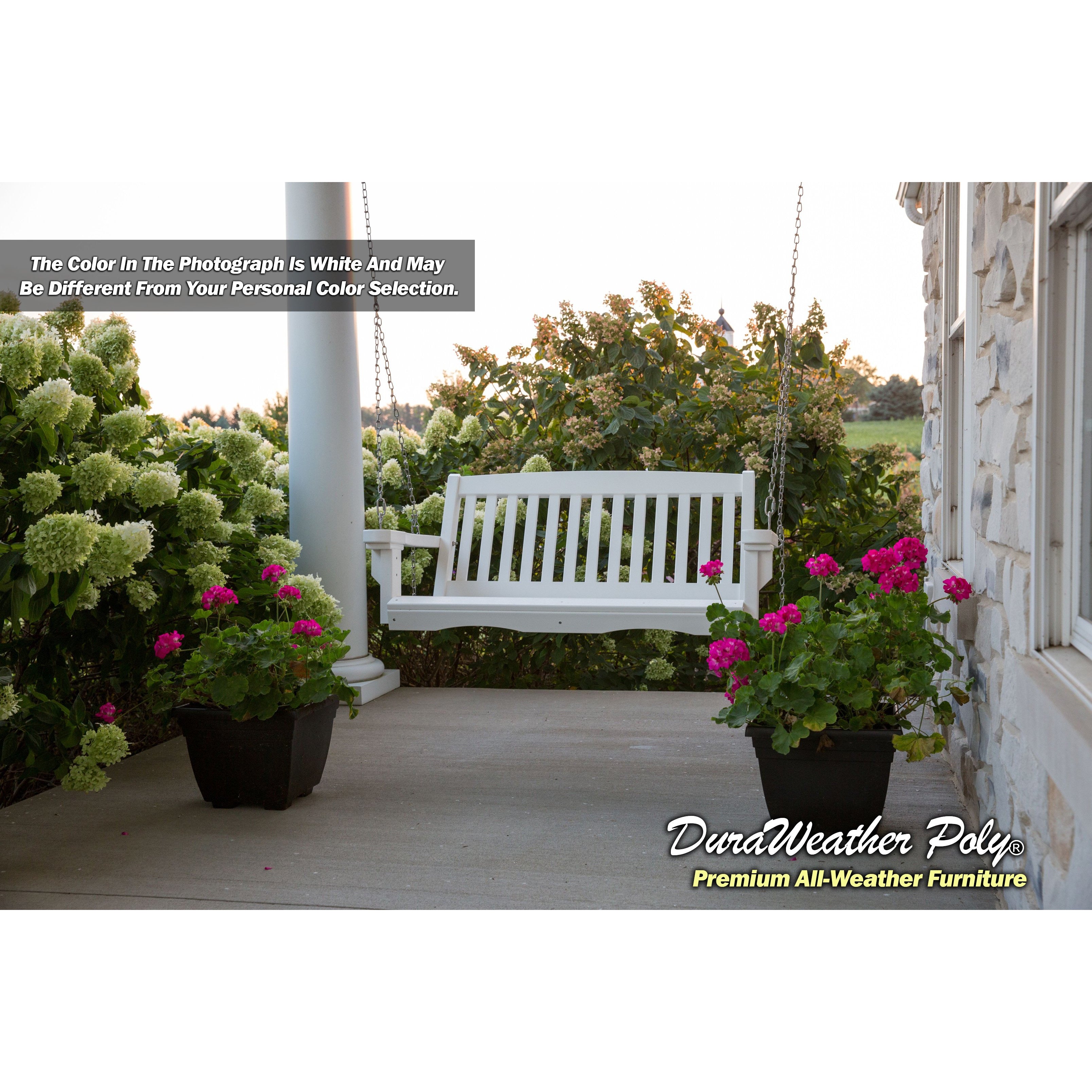 ENGLISH GARDEN MISSION 4'FT PORCH SWING