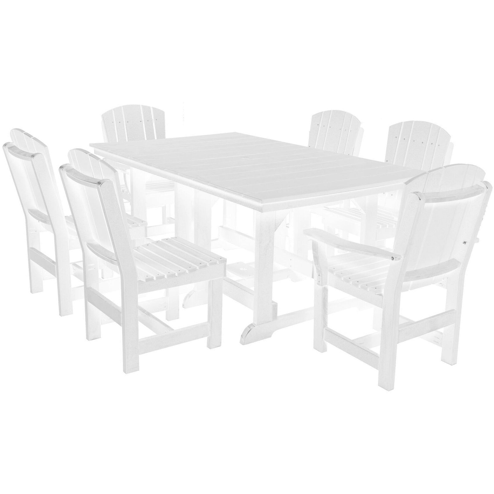 7-Piece Plantation Dining Table Set