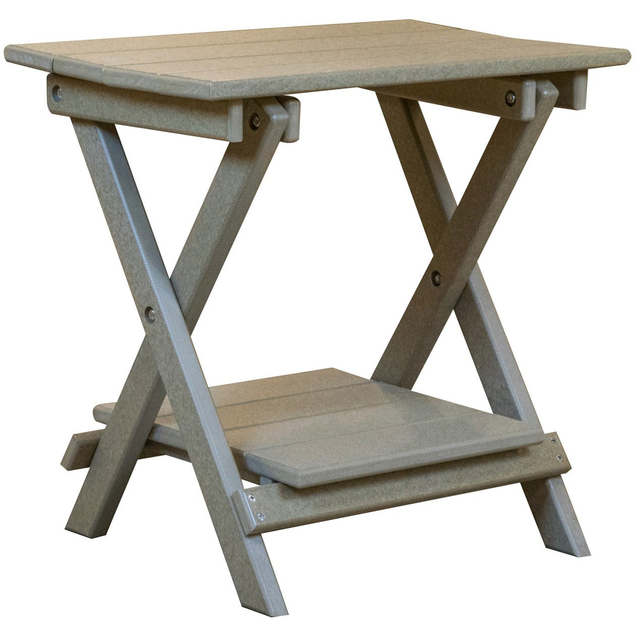 Set of 2 Folding Adirondack Chairs King Size + 1 Folding Side Table With Removable Tray