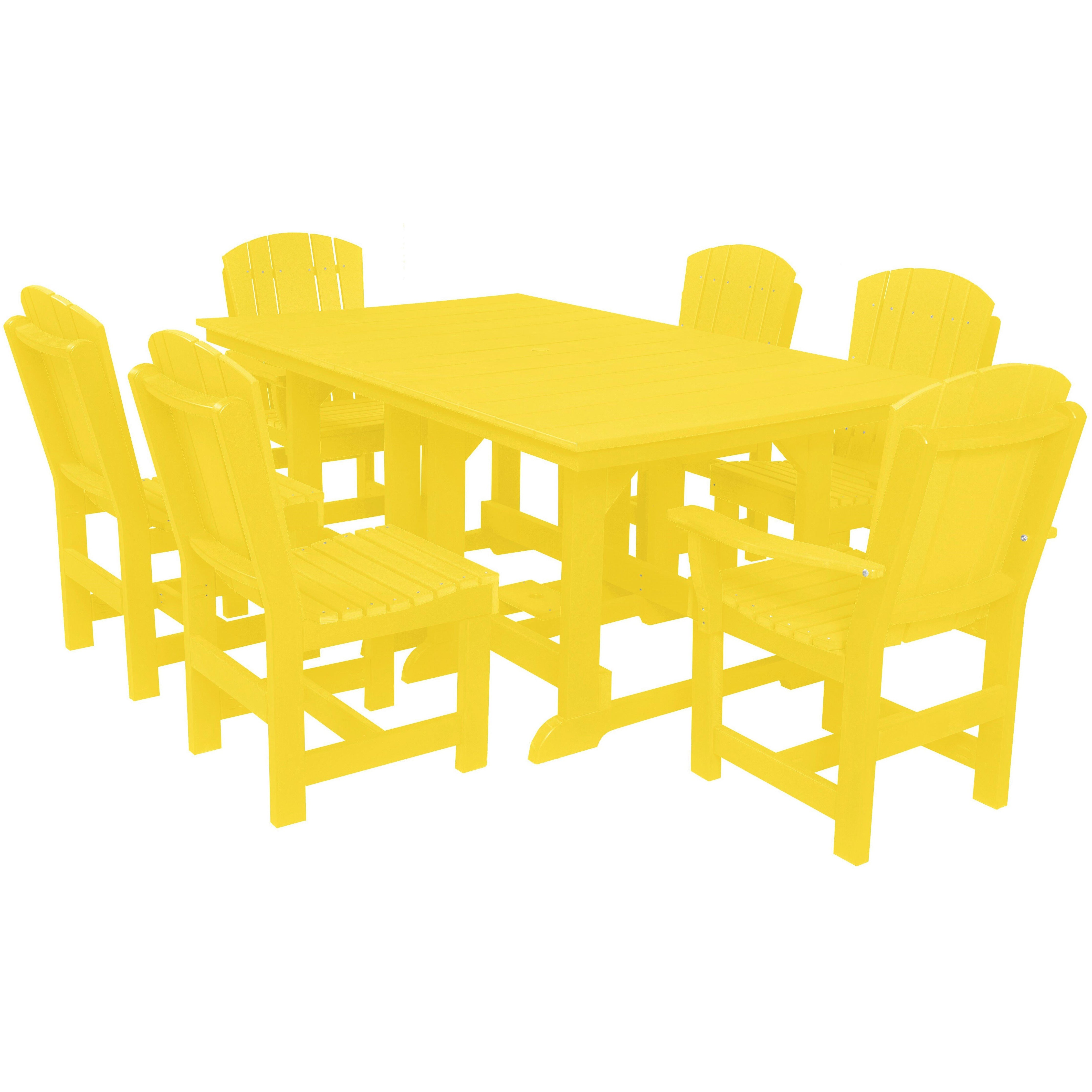 7-Piece Plantation Dining Table Set
