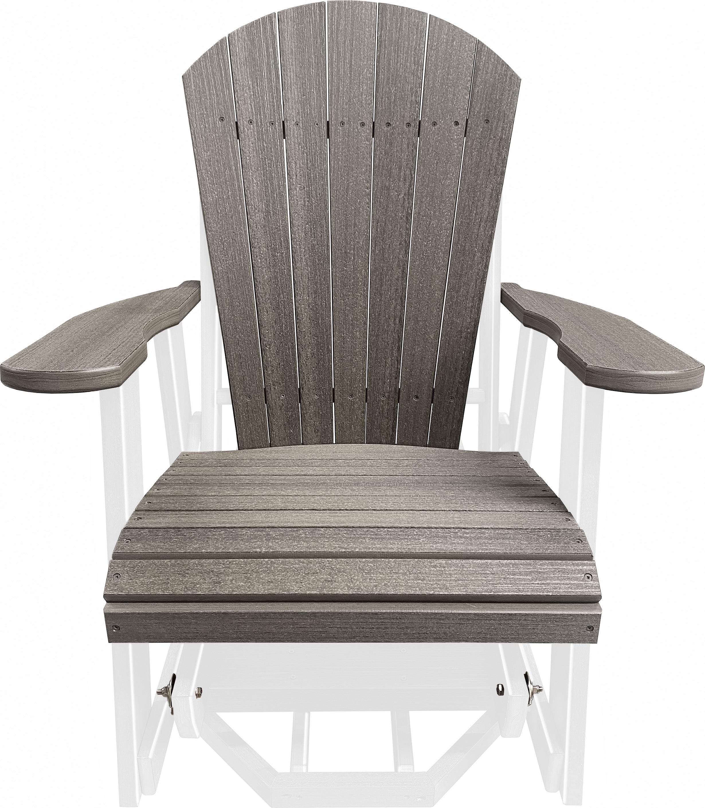 3-Piece Adirondack Swivel Gliders With Two Tier End Table