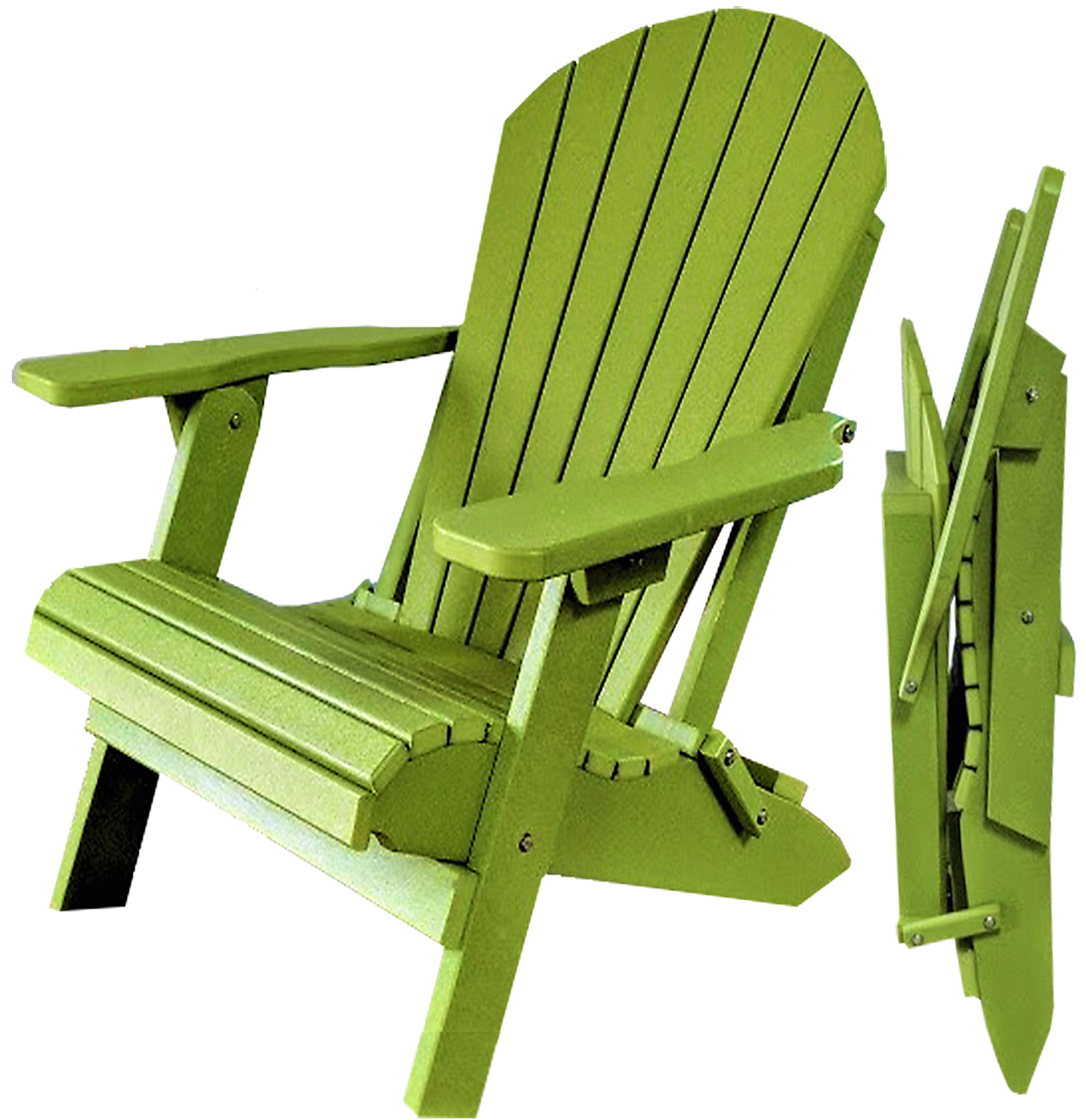 Folding Adirondack Chairs Set of 4 King-Size