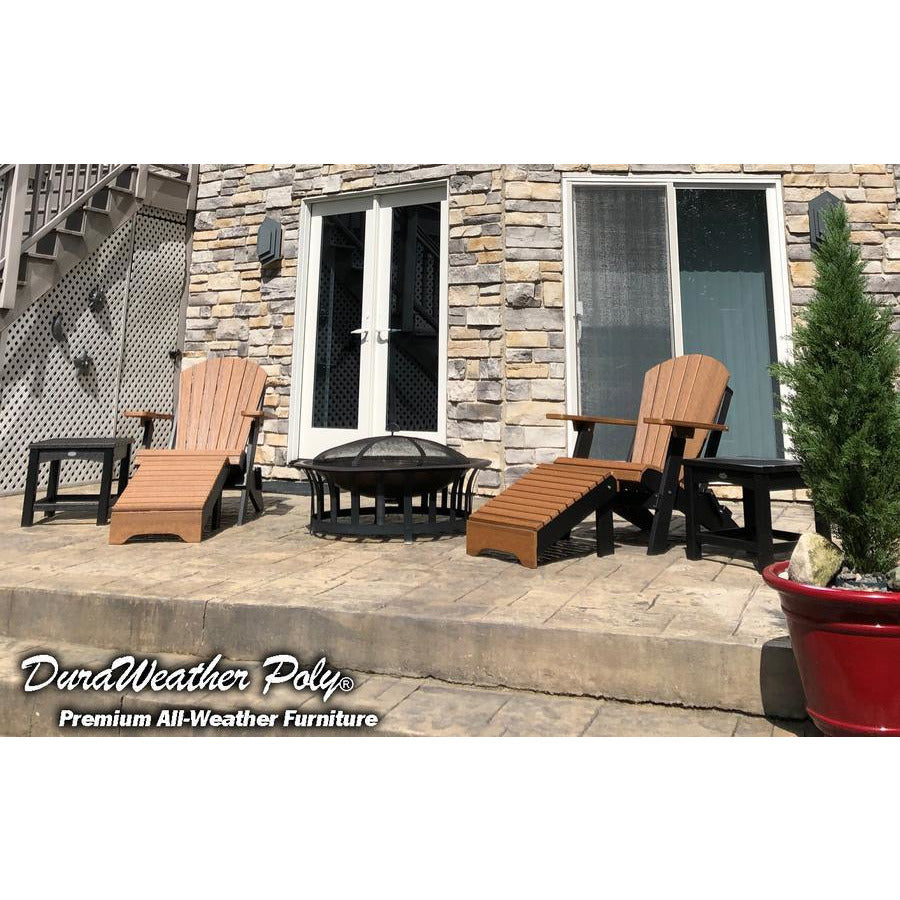 Folding Adirondack Chair With Built-in Cup Holders King-Size