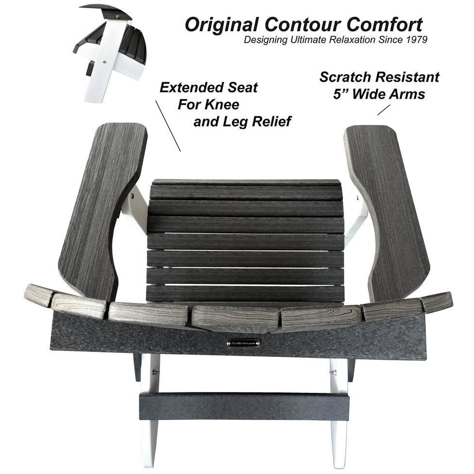 Set of 4 Signature Series Folding Adirondack Chairs King Size