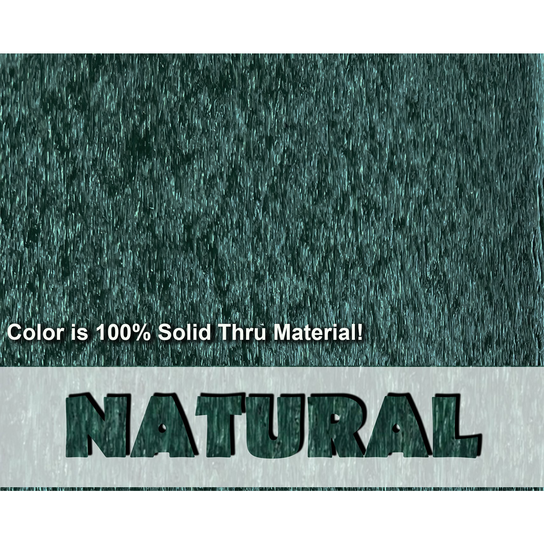 DuraWeather Poly® King Size Folding Adirondack Chair - (Natural Forest Green)