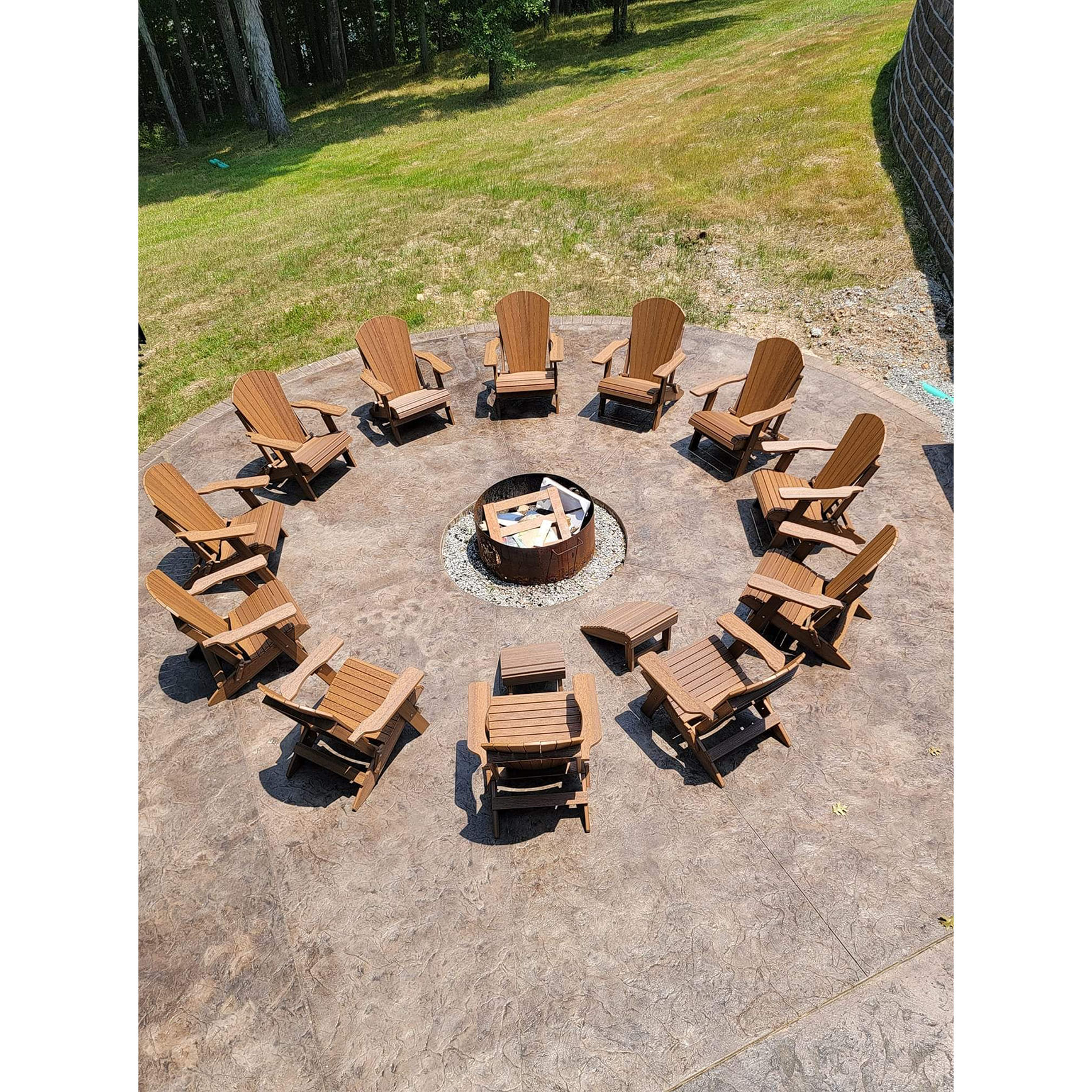 Folding Adirondack Chair King Size