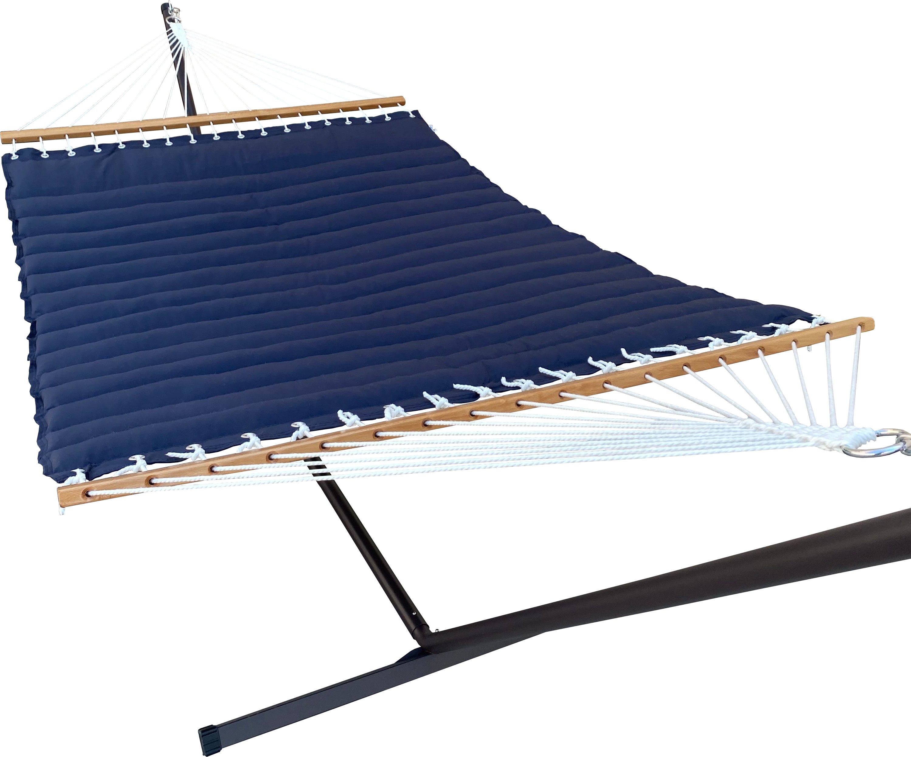 DURAWEATHER POLY® Hammock with Steel Stand and Pillow in Sunbrella Fabrics