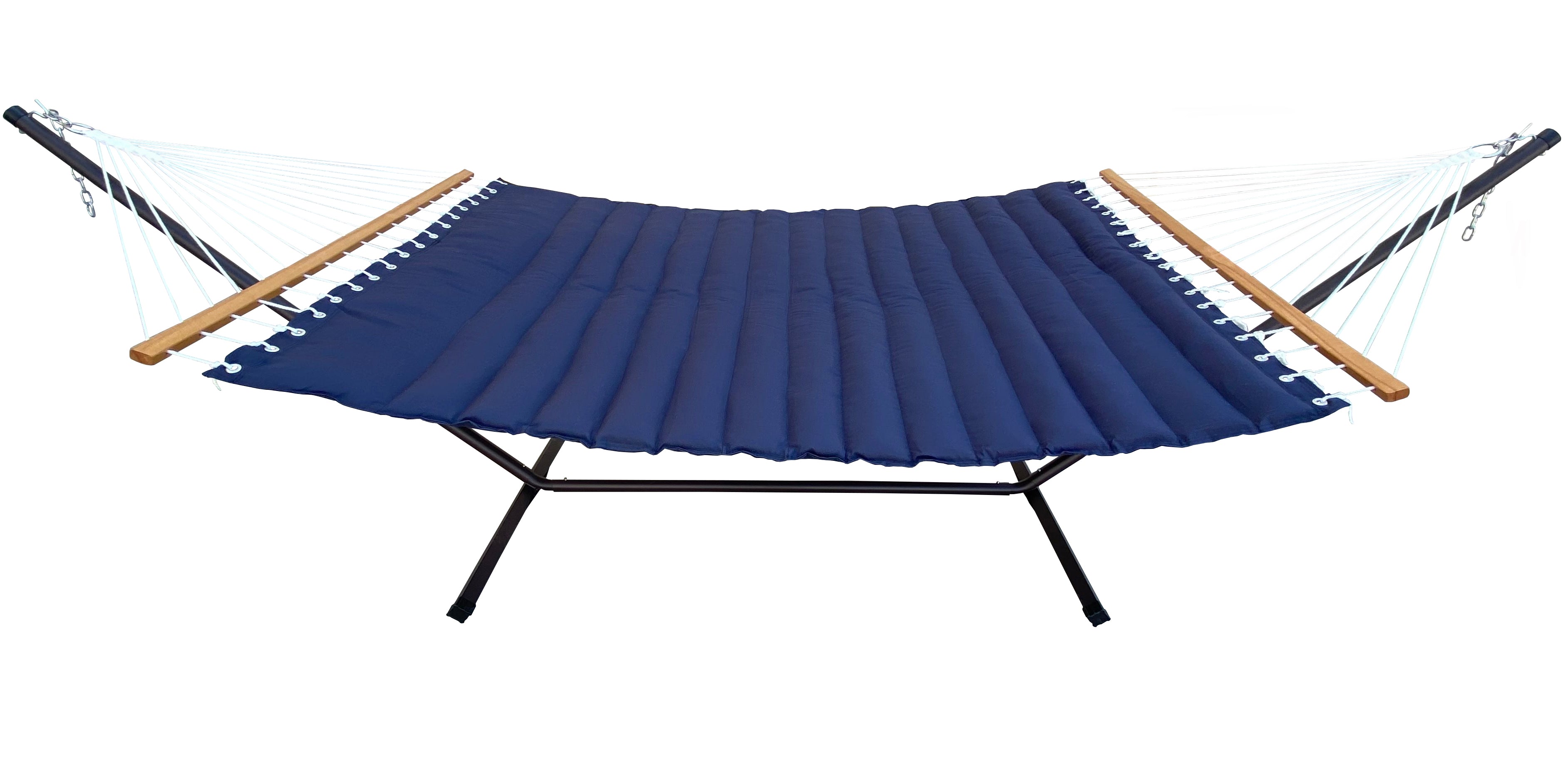 DURAWEATHER POLY® Hammock with Steel Stand and Pillow in Sunbrella Fabrics