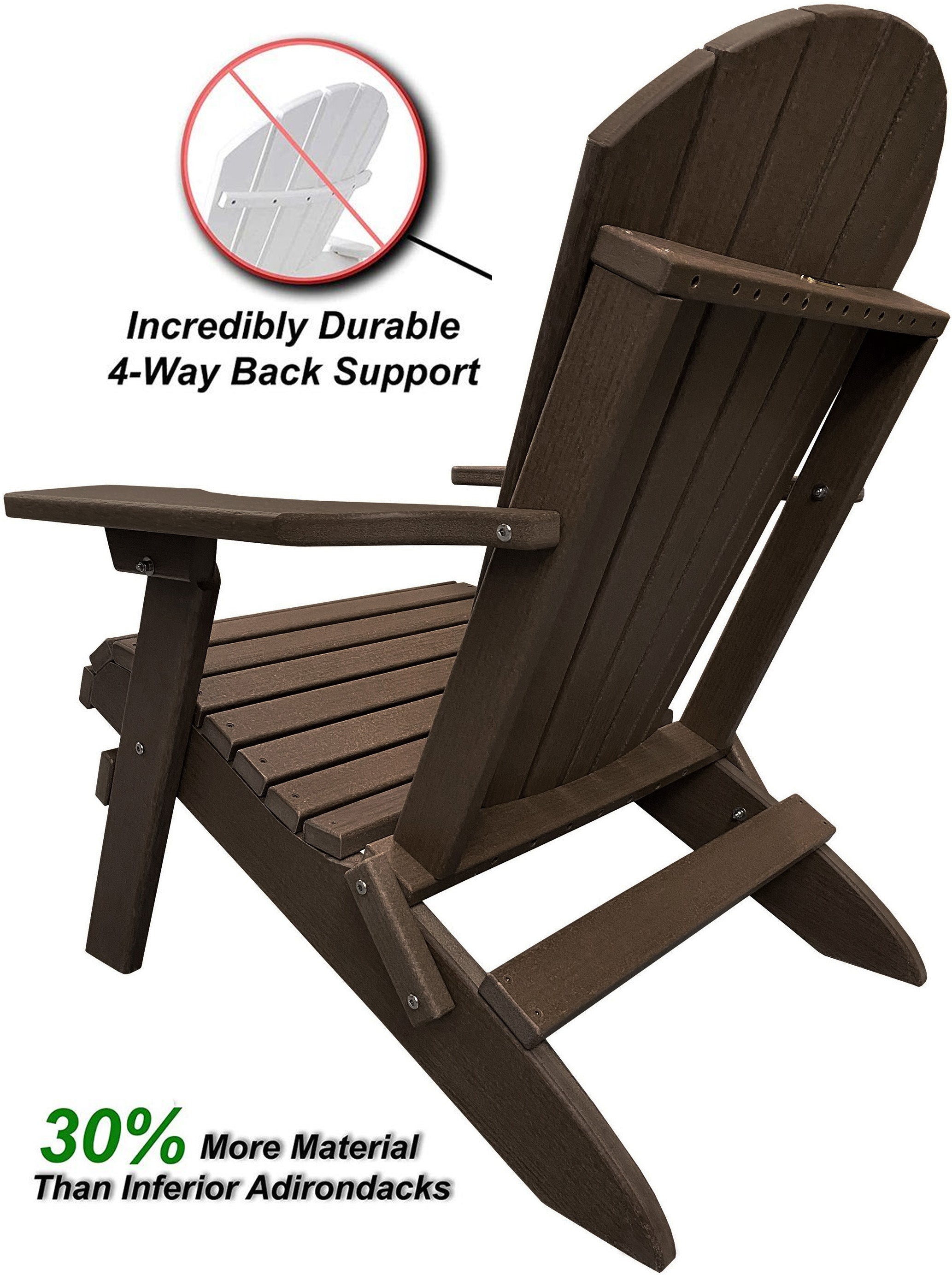 Folding Adirondack Chair King Size