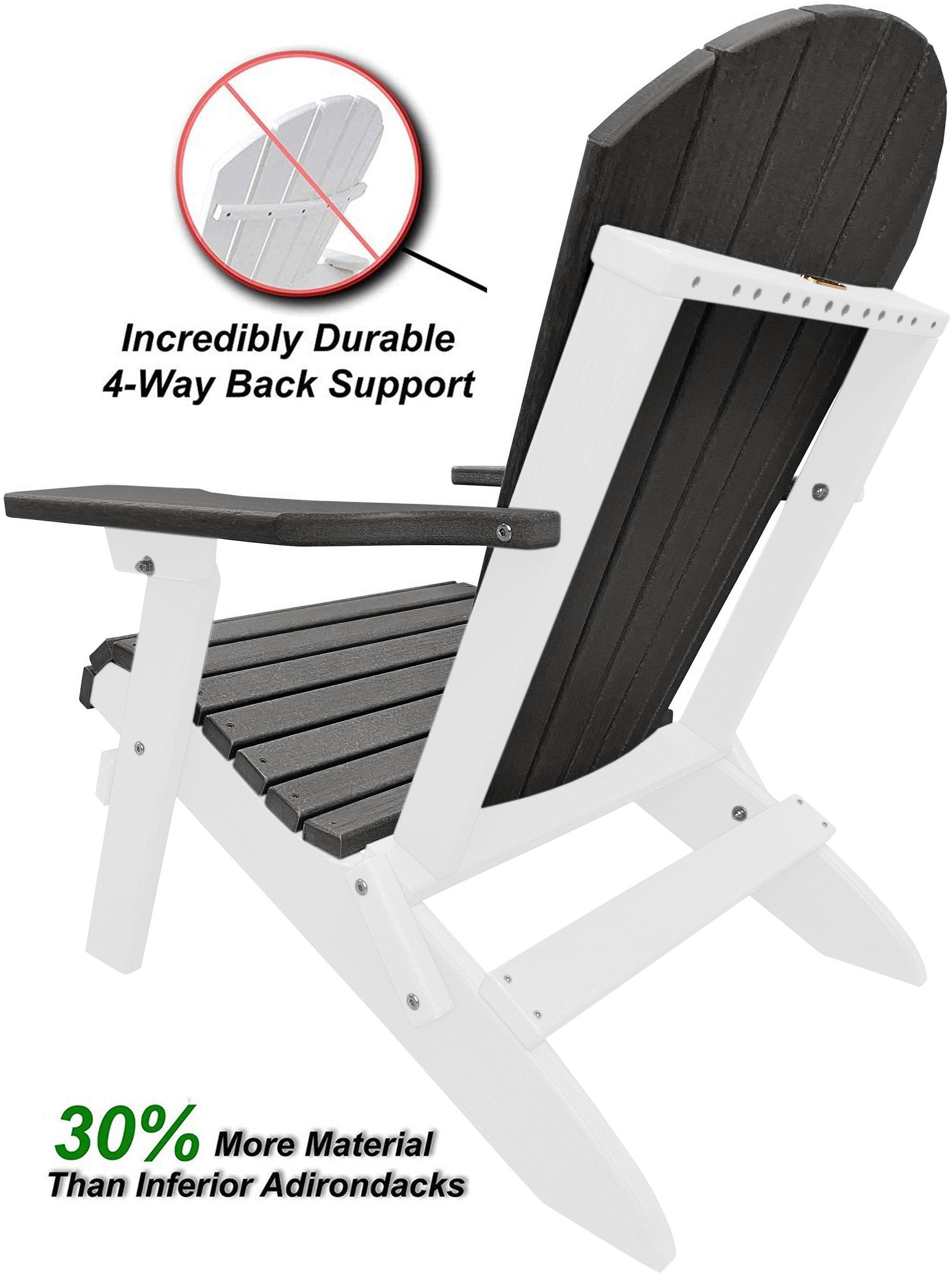 Folding Adirondack Chair King Size