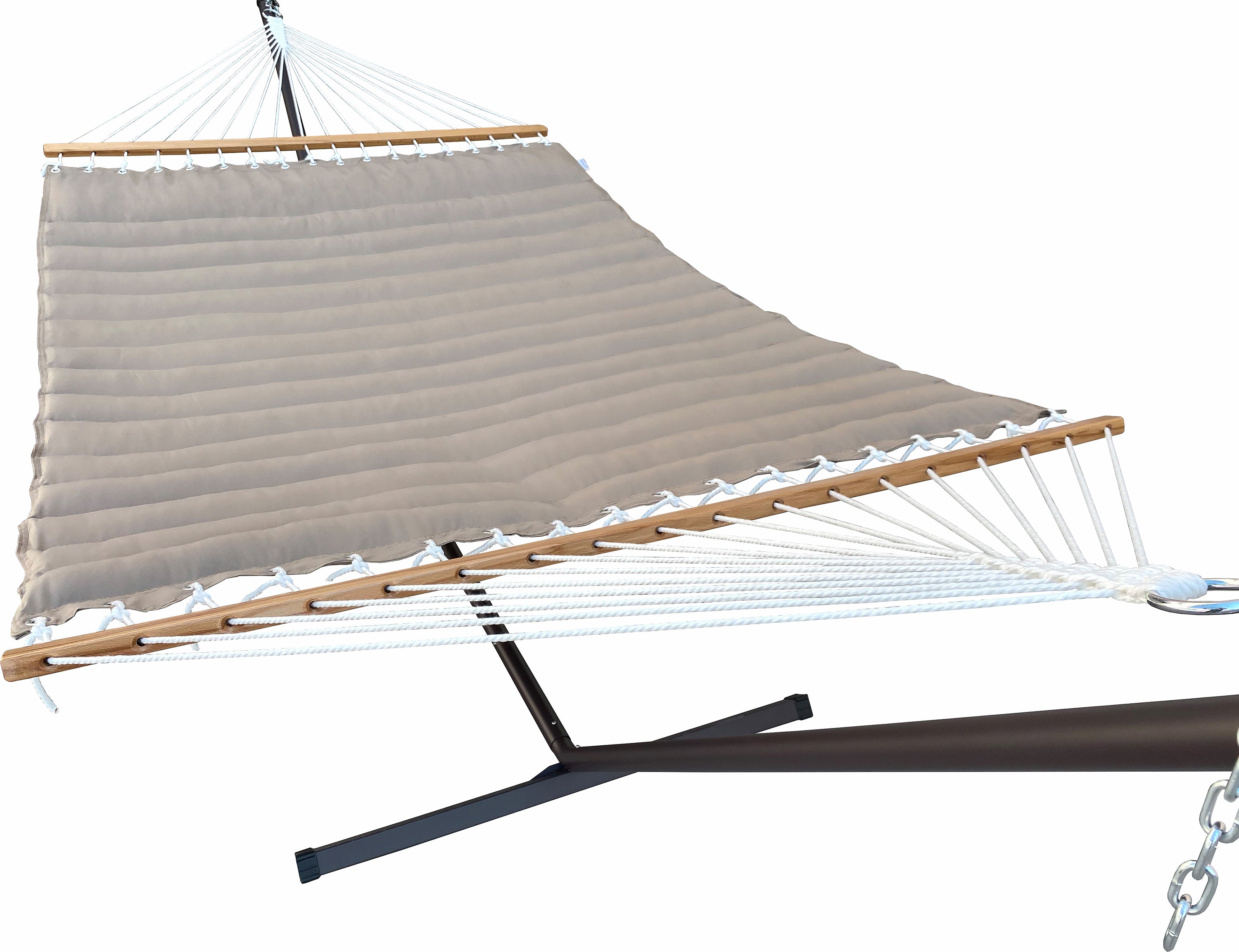 DURAWEATHER POLY® Hammock with Steel Stand and Pillow in Sunbrella Fabrics