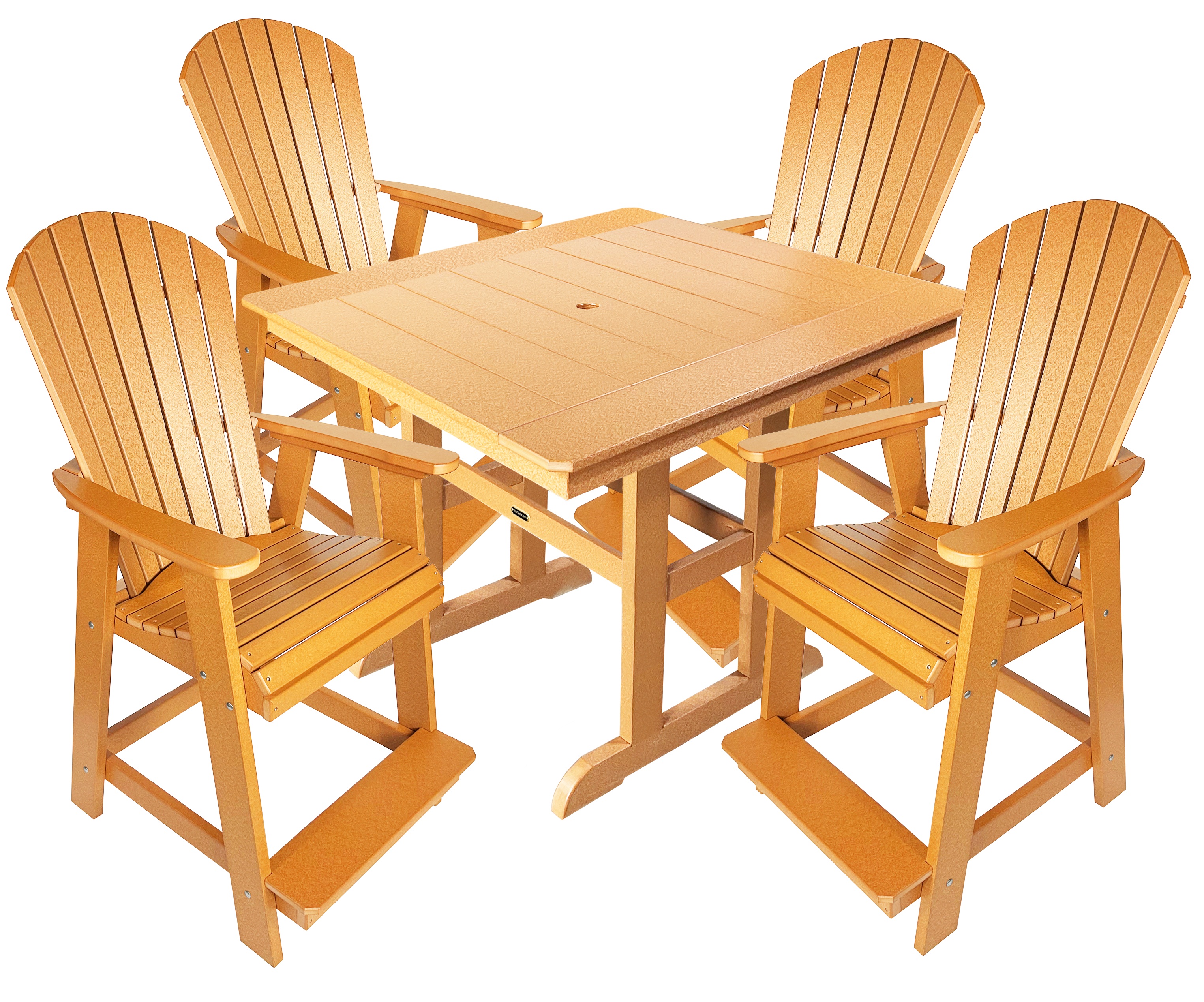5-Piece Oceanview Adirondack Counter Set