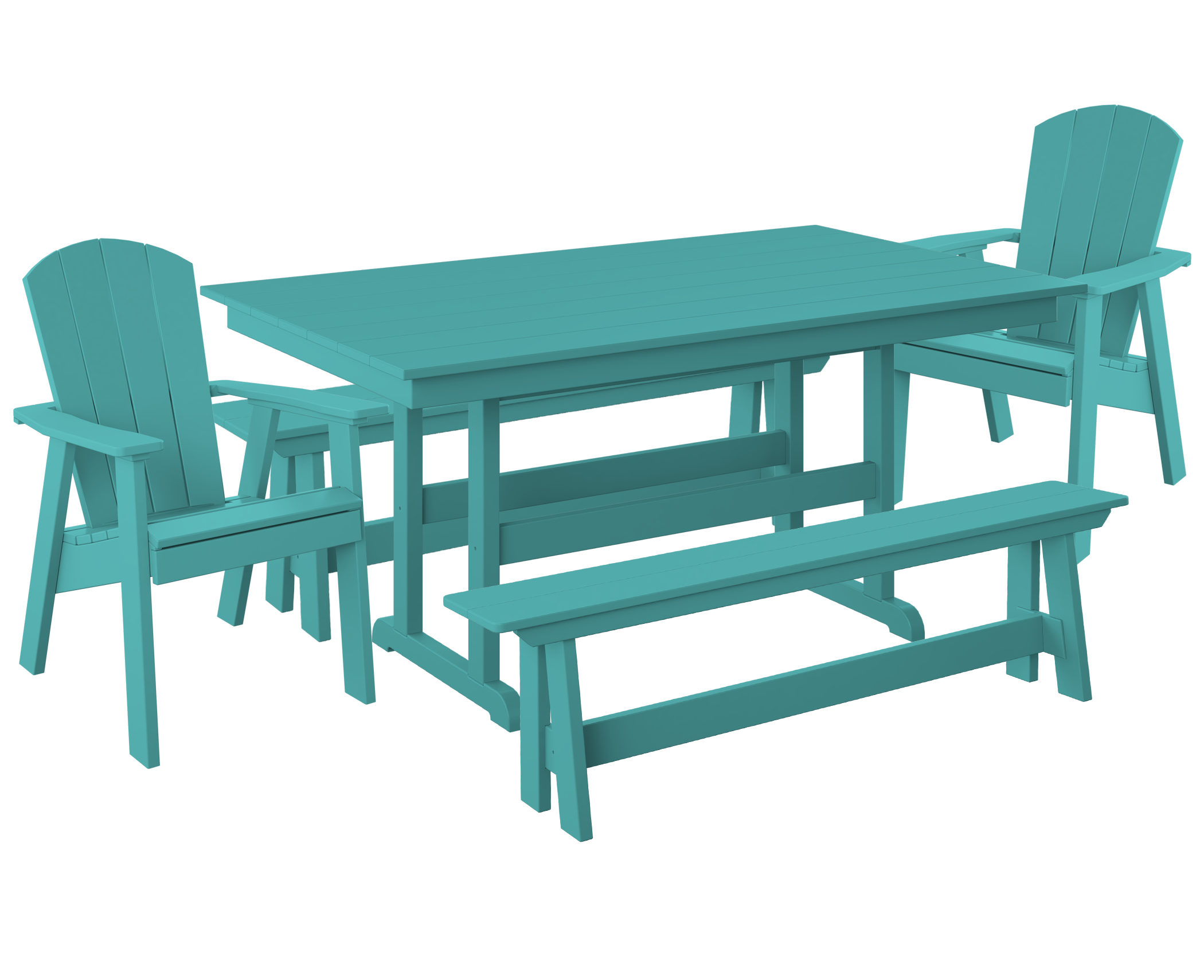 DuraWeather Poly&reg; 6-Seater Riverview Dining Set
