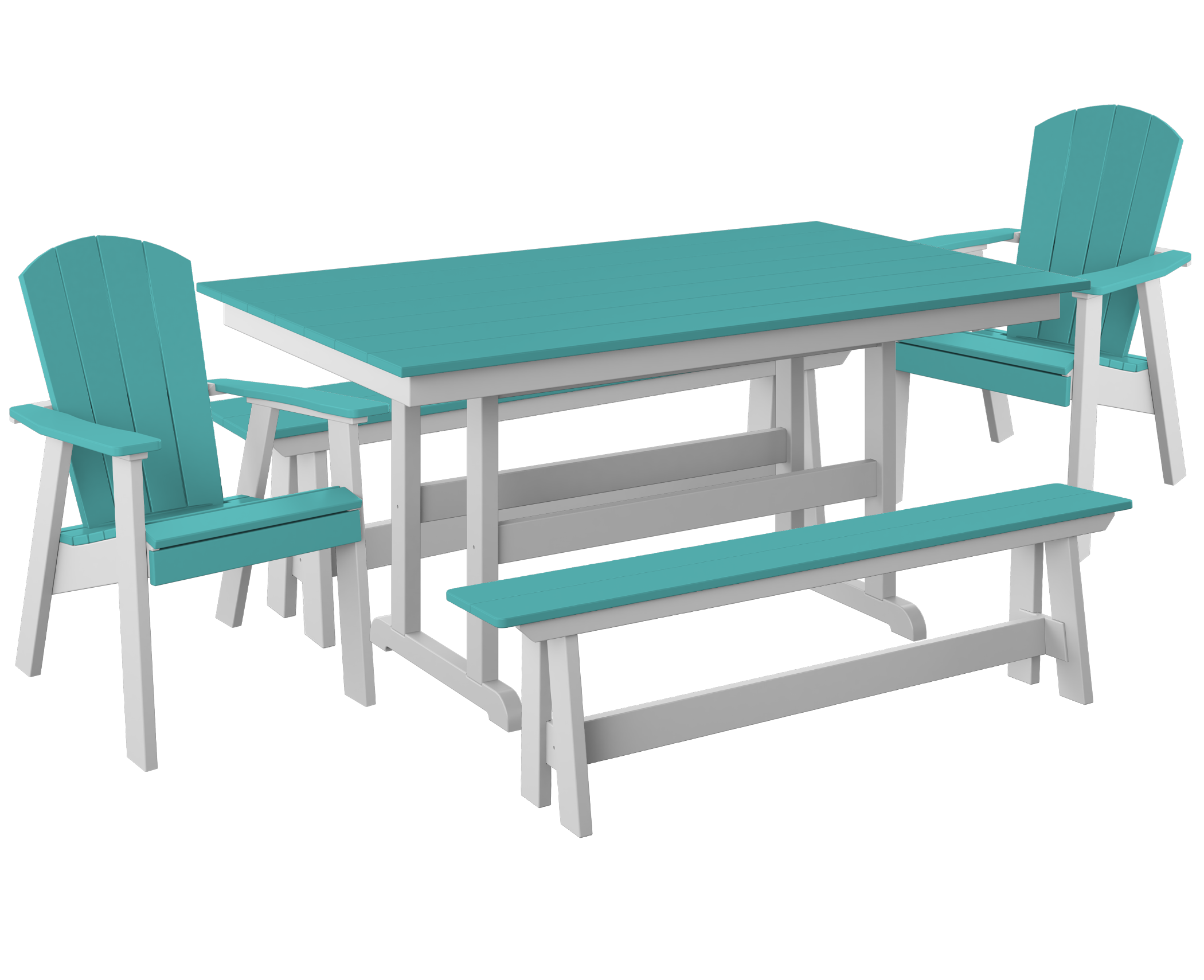 DuraWeather Poly&reg; 6-Seater Riverview Dining Set