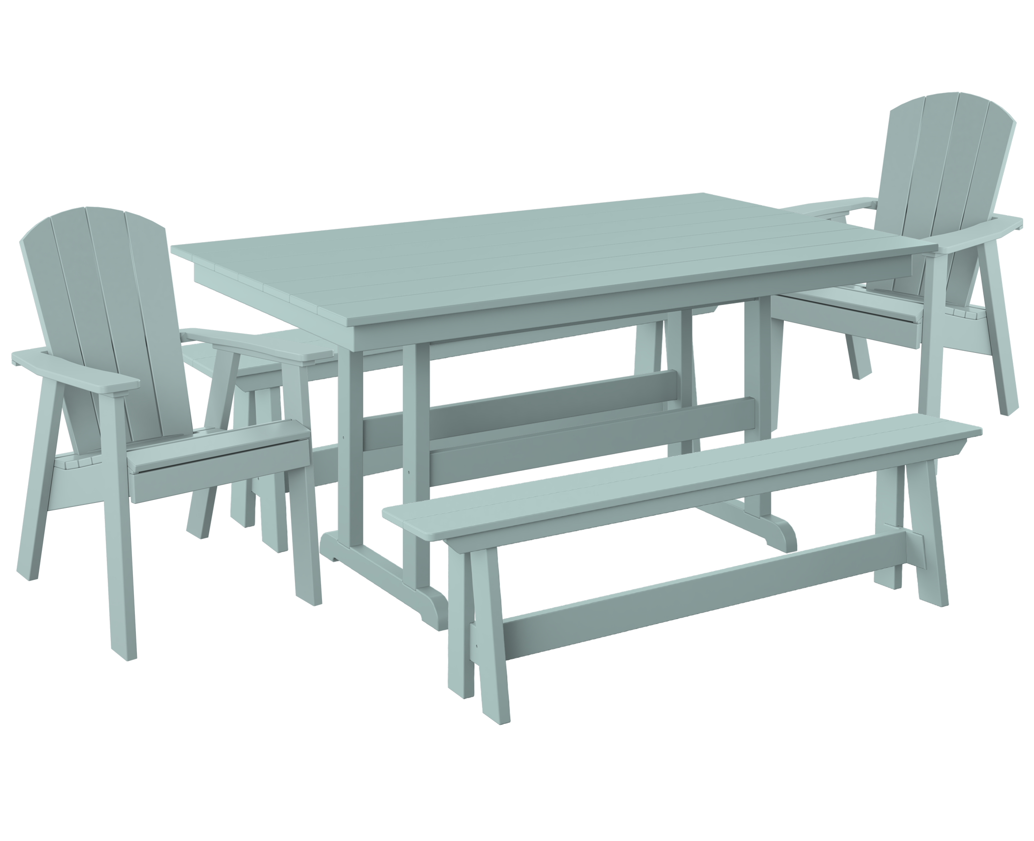 DuraWeather Poly&reg; 6-Seater Riverview Dining Set