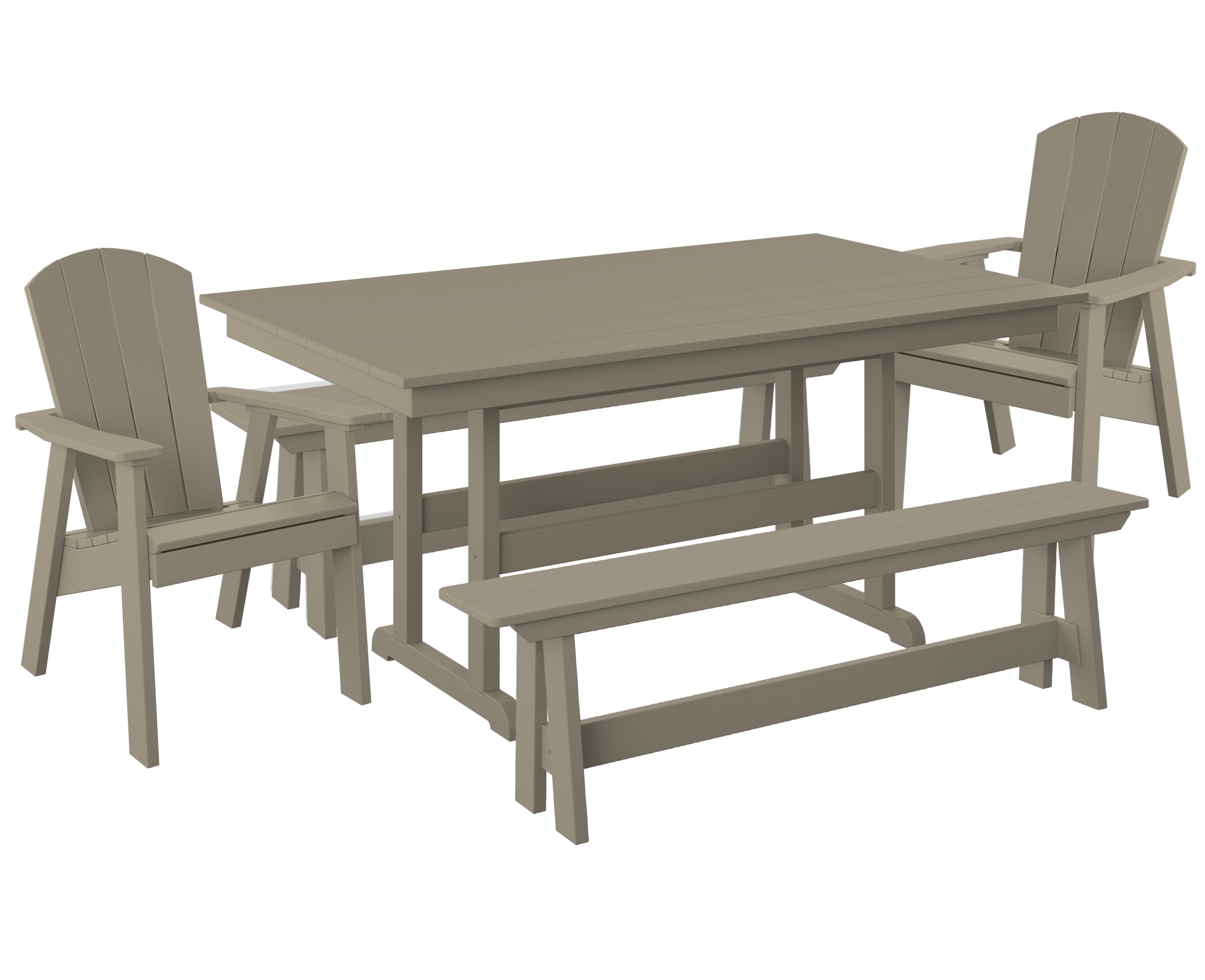 DuraWeather Poly&reg; 6-Seater Riverview Dining Set