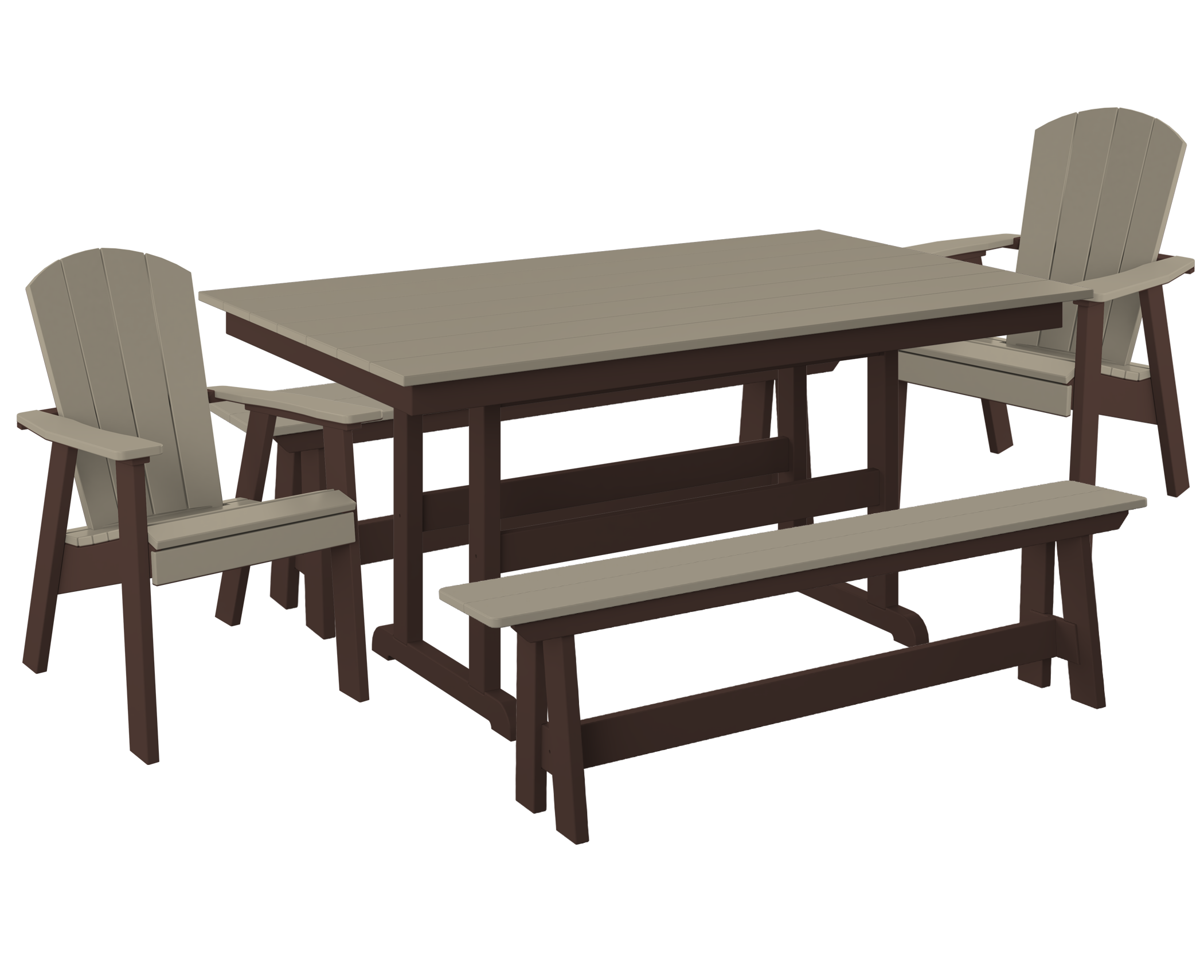 DuraWeather Poly&reg; 6-Seater Riverview Dining Set