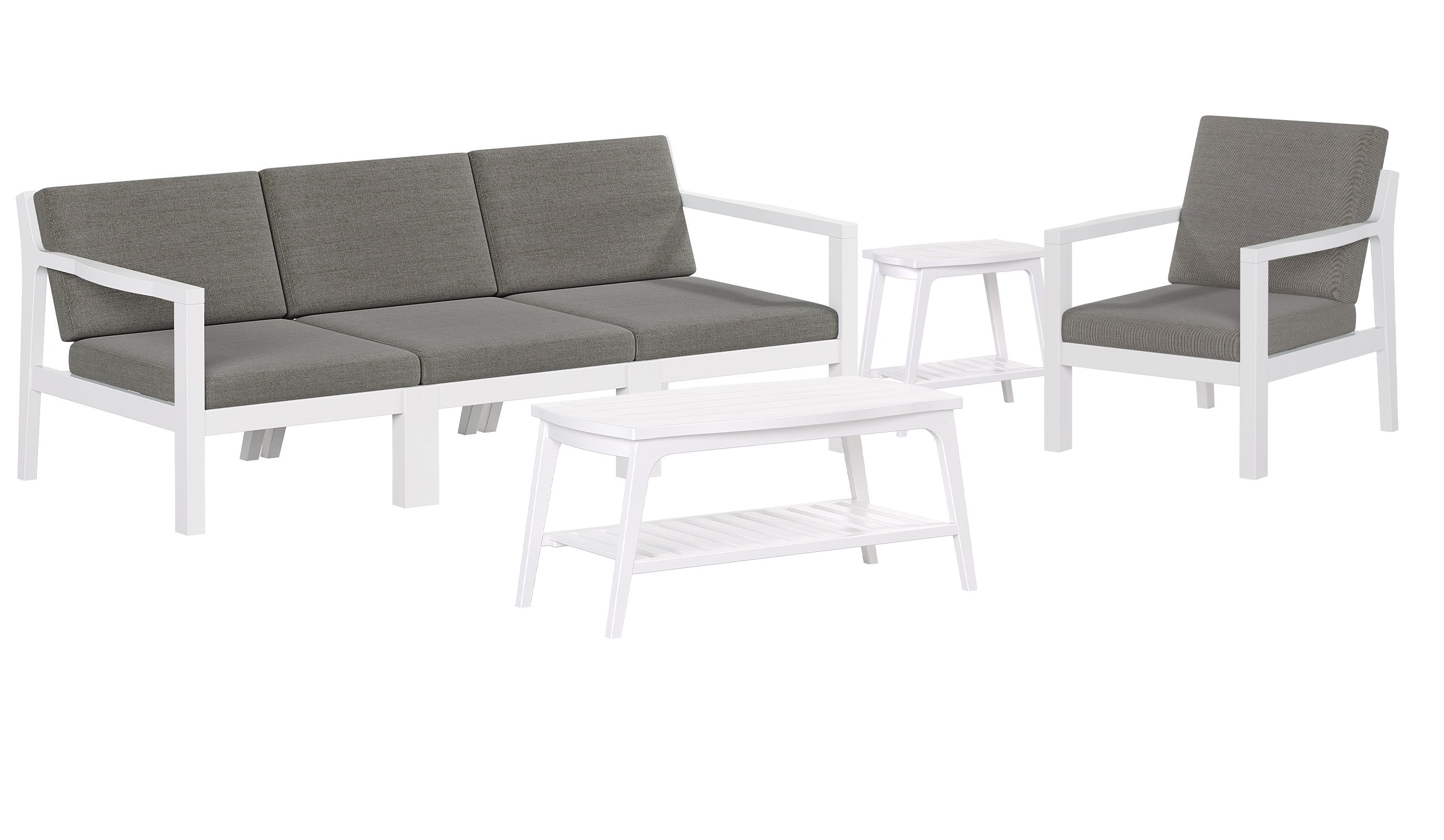 4-Piece Mayfair Outdoor Lounge Set Sunbrella® Fabric