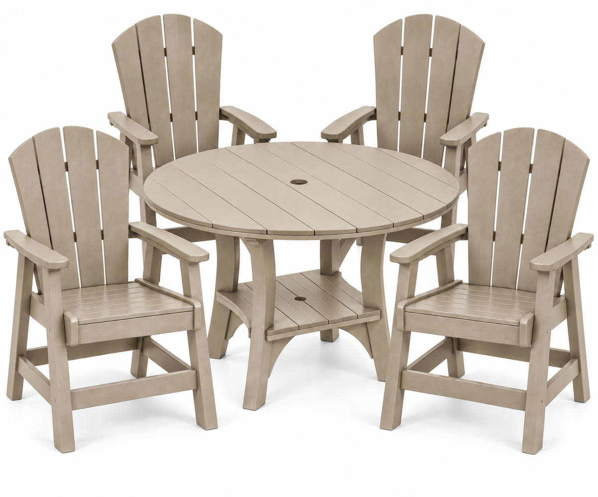 5-Piece Haven 43" Round Dining Set