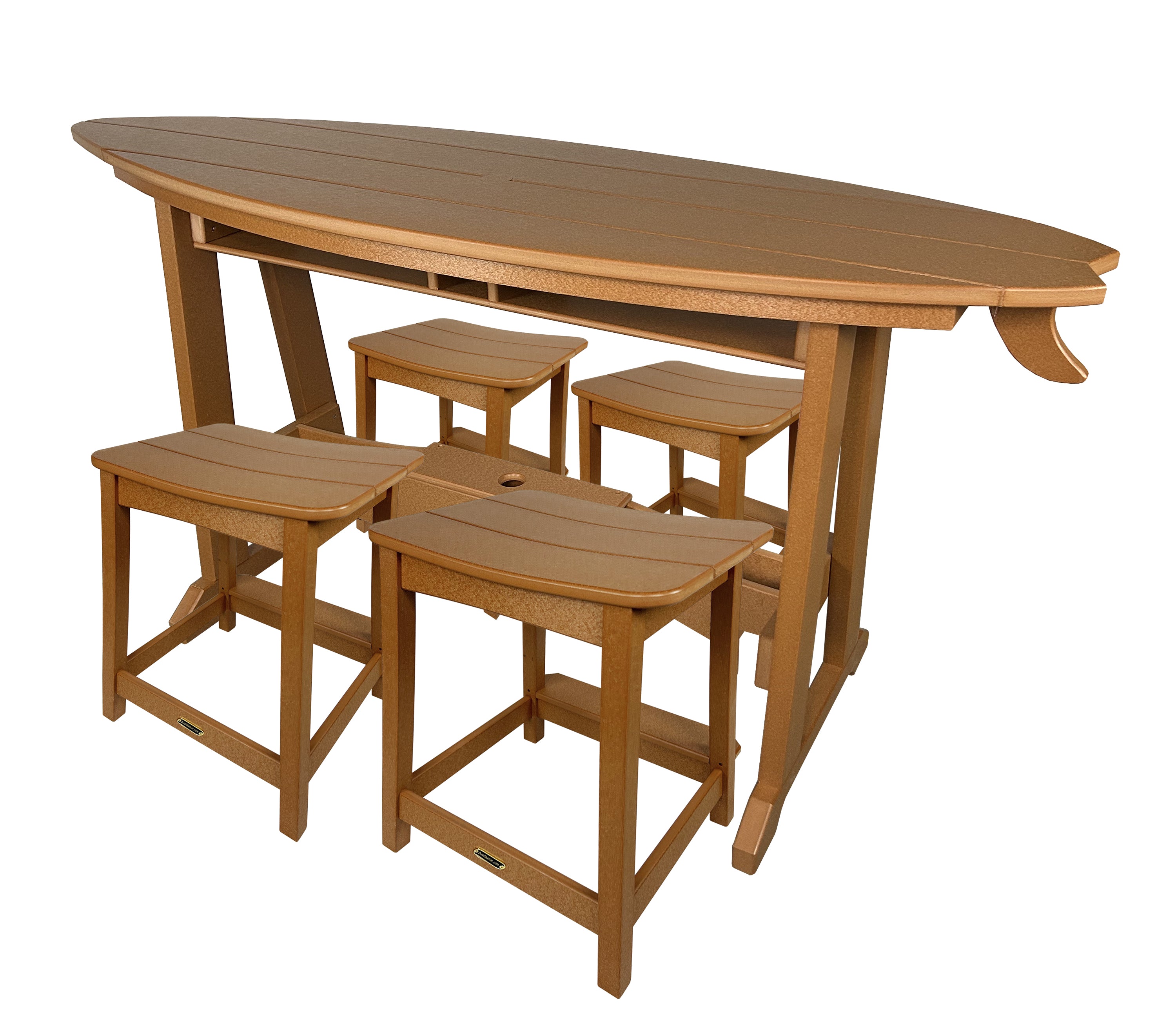 5-Piece Surf's Up Stool Set - New