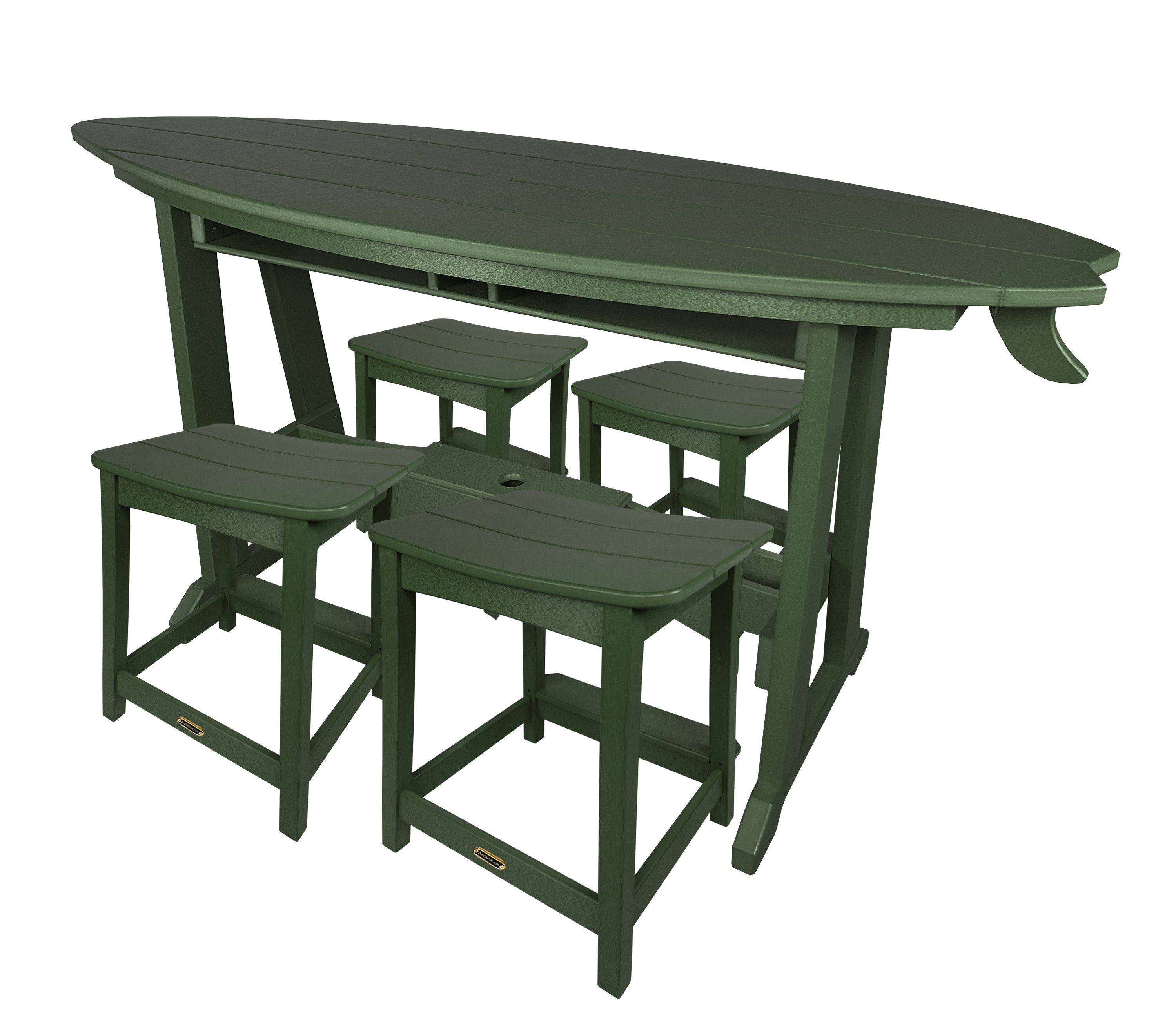 5-Piece Surf's Up Stool Set - New